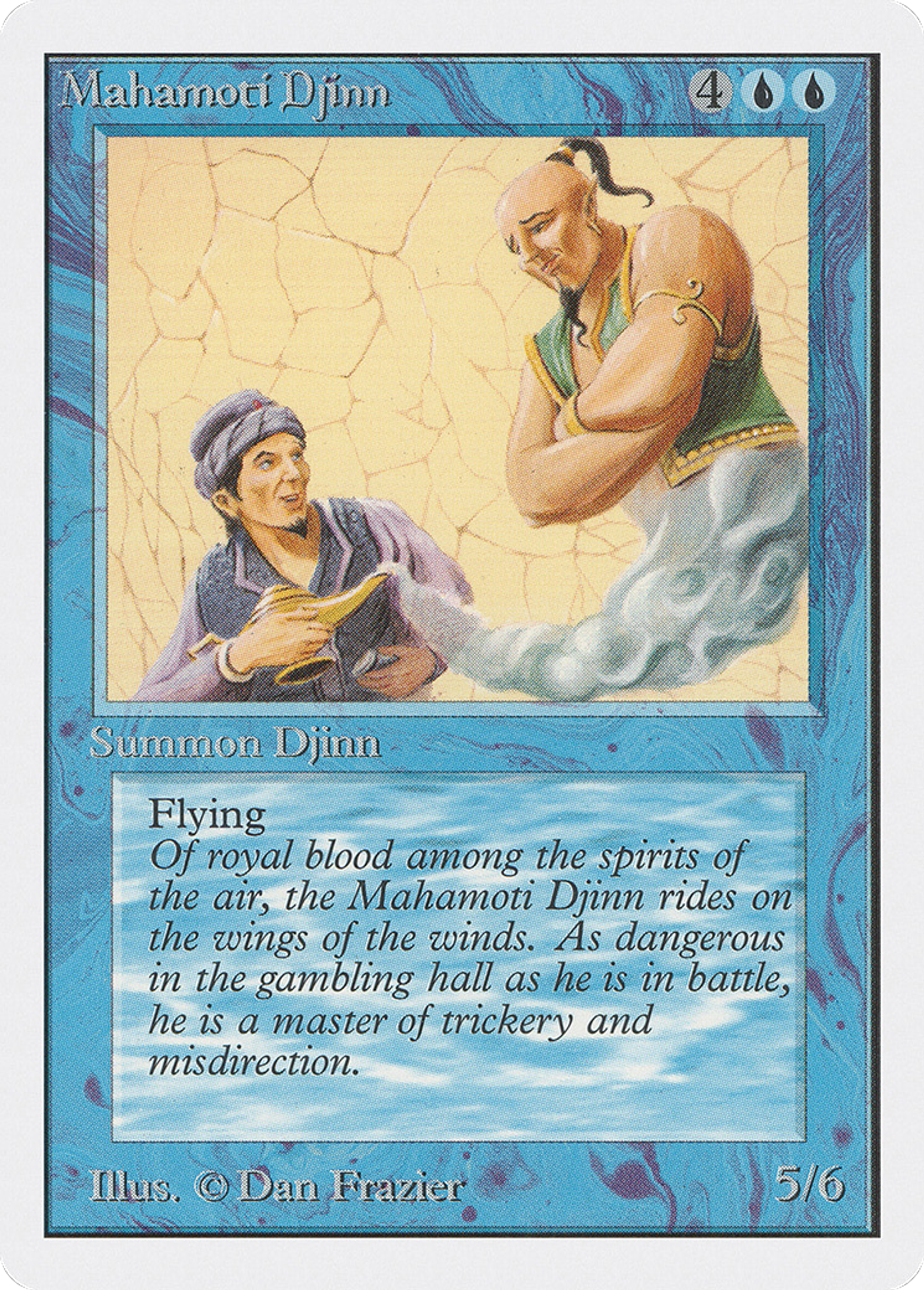 Mahamoti Djinn — Unlimited Edition — Magic: The Gathering