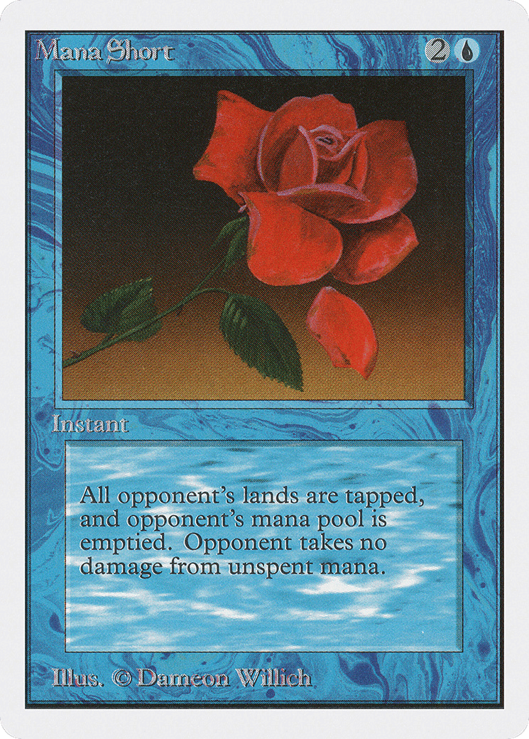 Mana Short — Unlimited Edition — Magic: The Gathering