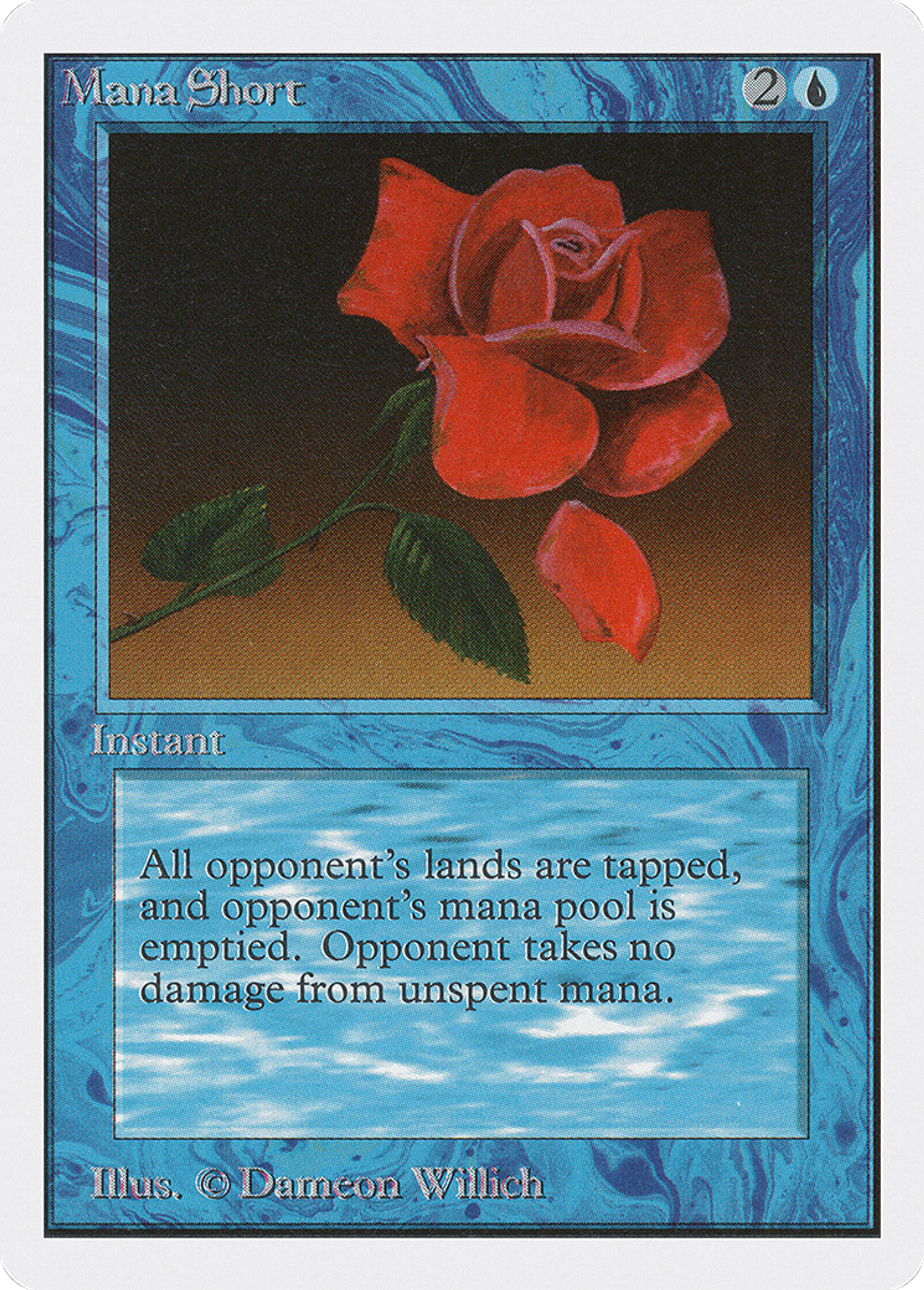Mana Short — Unlimited Edition — Magic: The Gathering