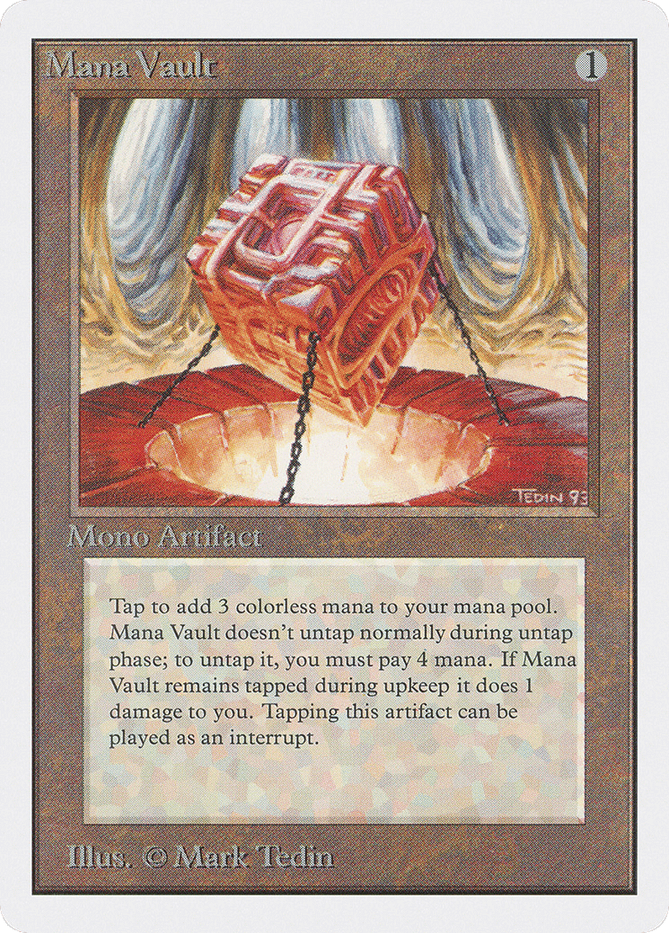Mana Vault — Unlimited Edition — Magic: The Gathering
