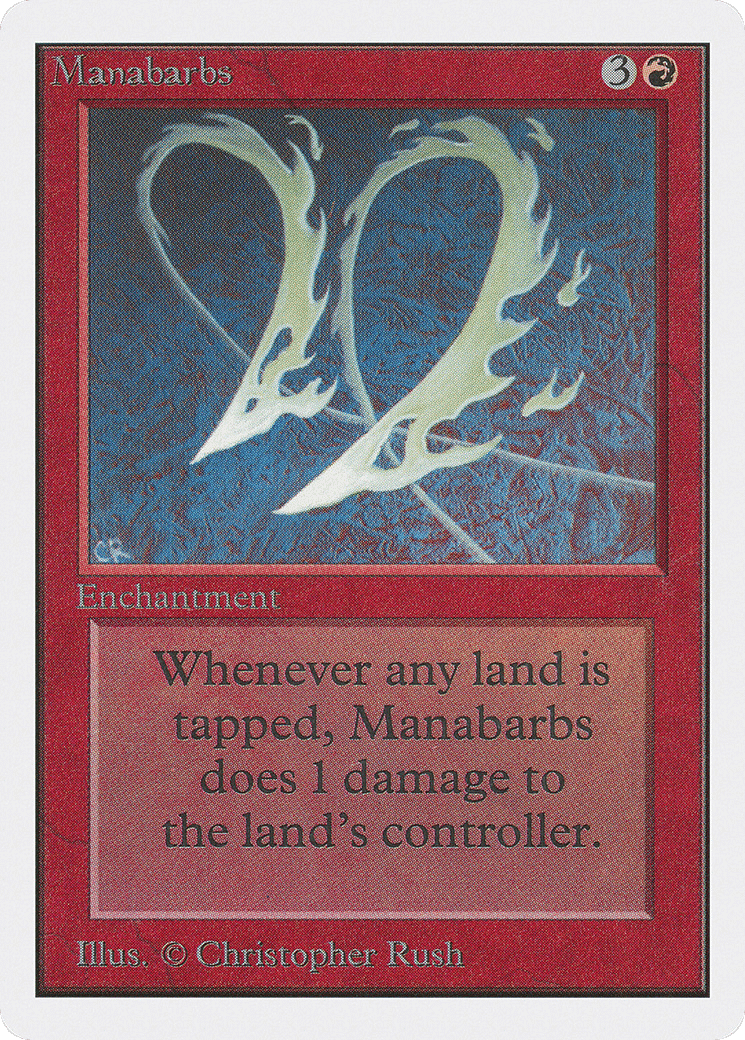 Manabarbs — Unlimited Edition — Magic: The Gathering
