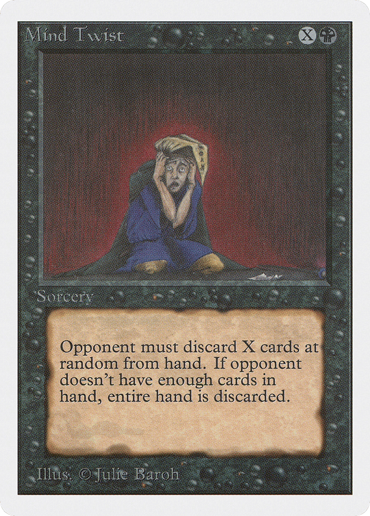 Mind Twist — Unlimited Edition — Magic: The Gathering