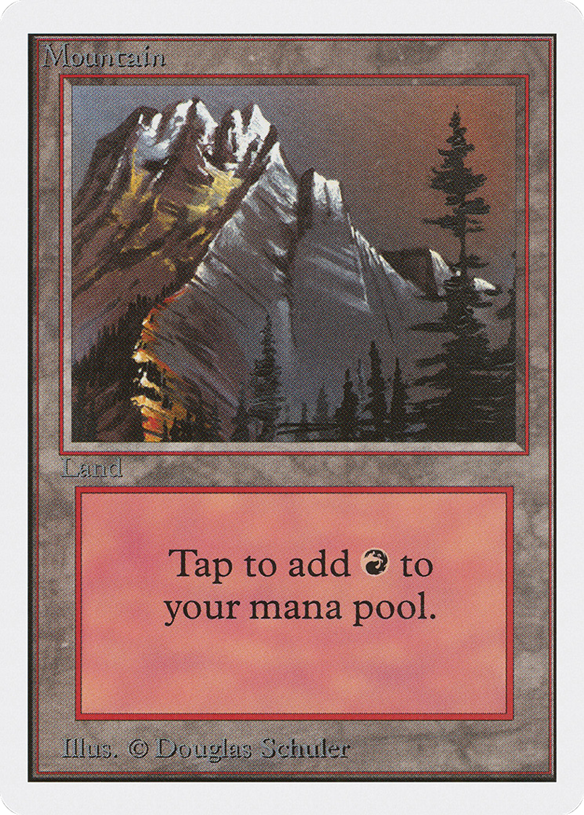 Mountain — Unlimited Edition — Magic: The Gathering