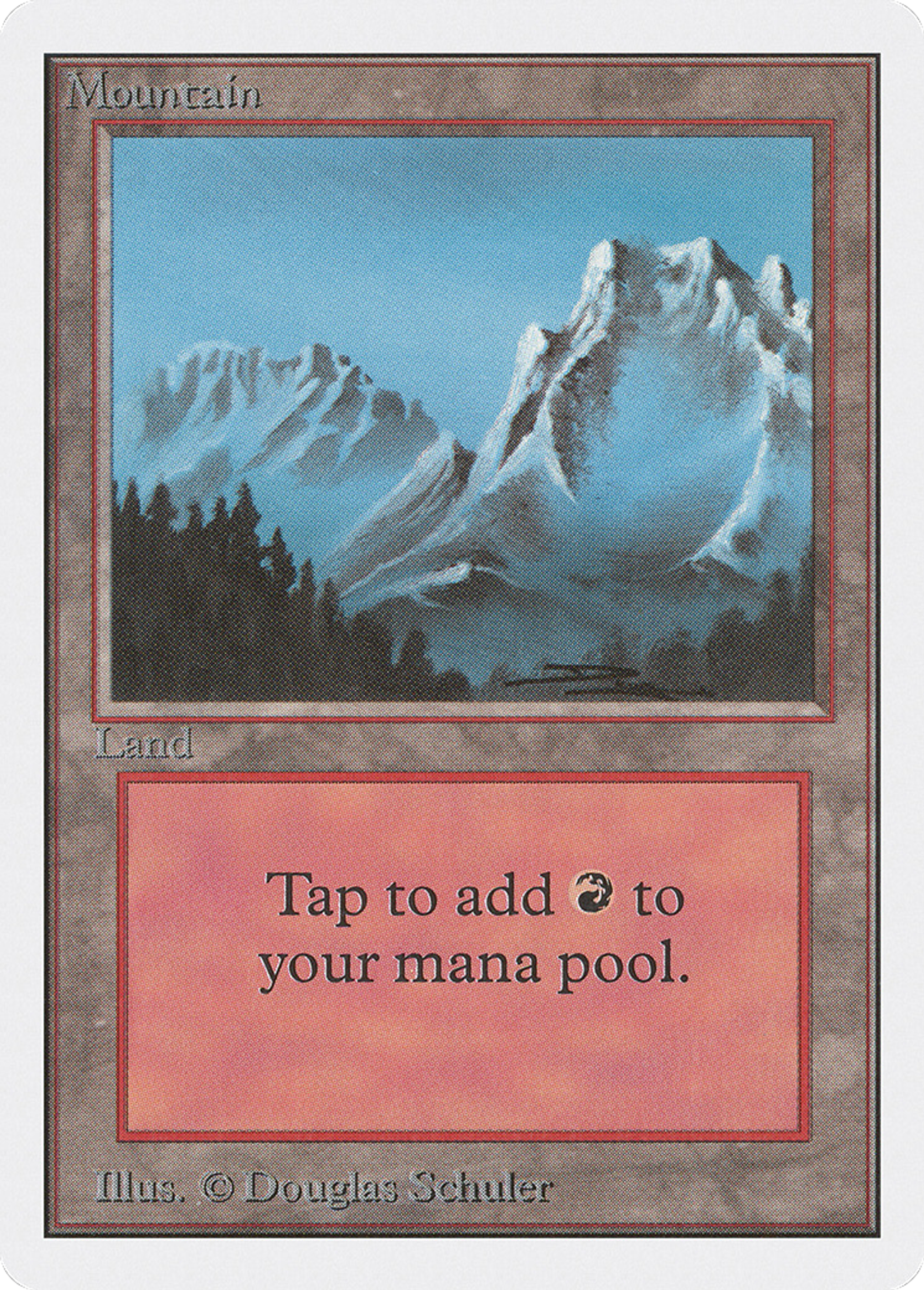 Mountain — Unlimited Edition — Magic: The Gathering