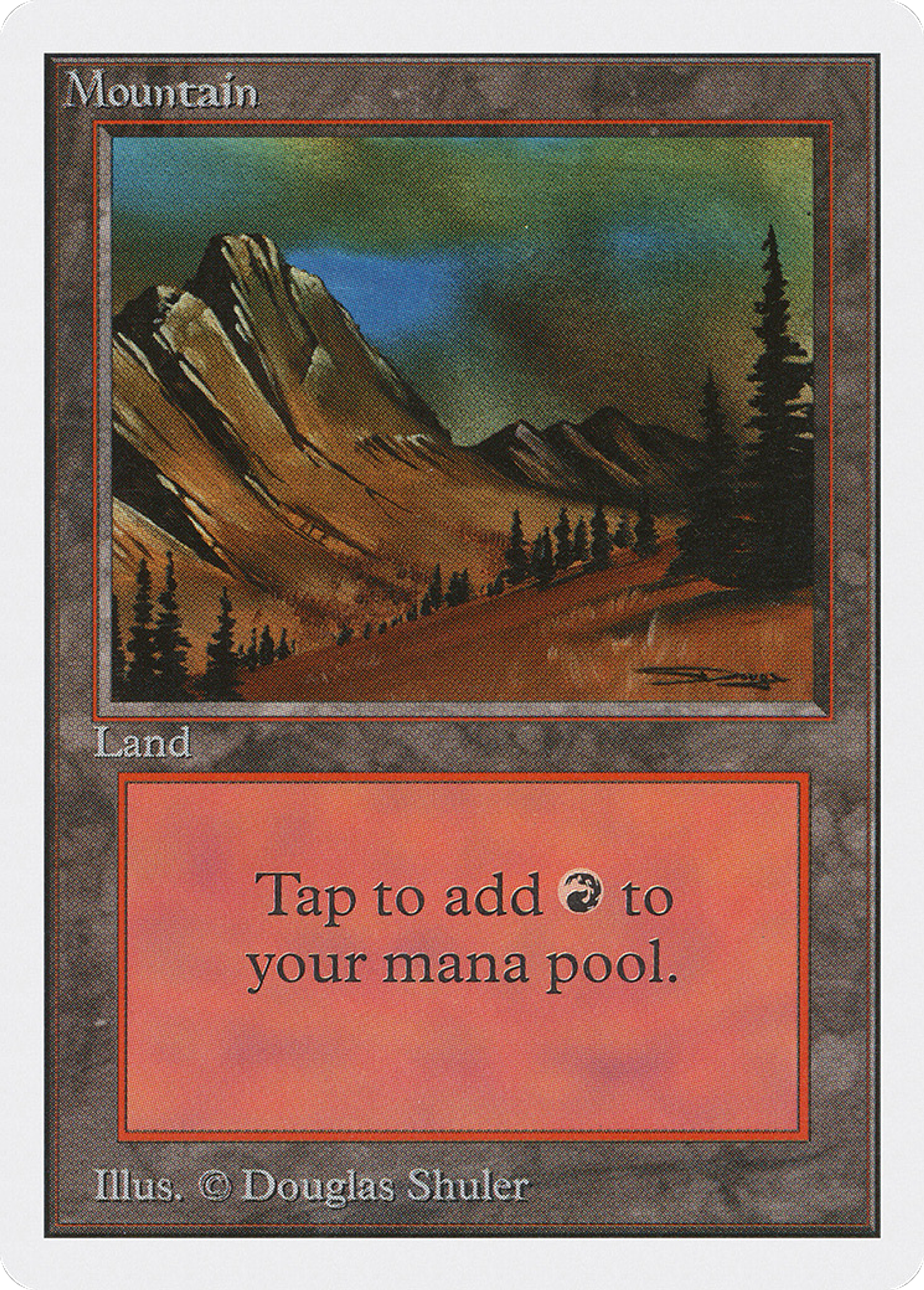 Mountain — Unlimited Edition — Magic: The Gathering