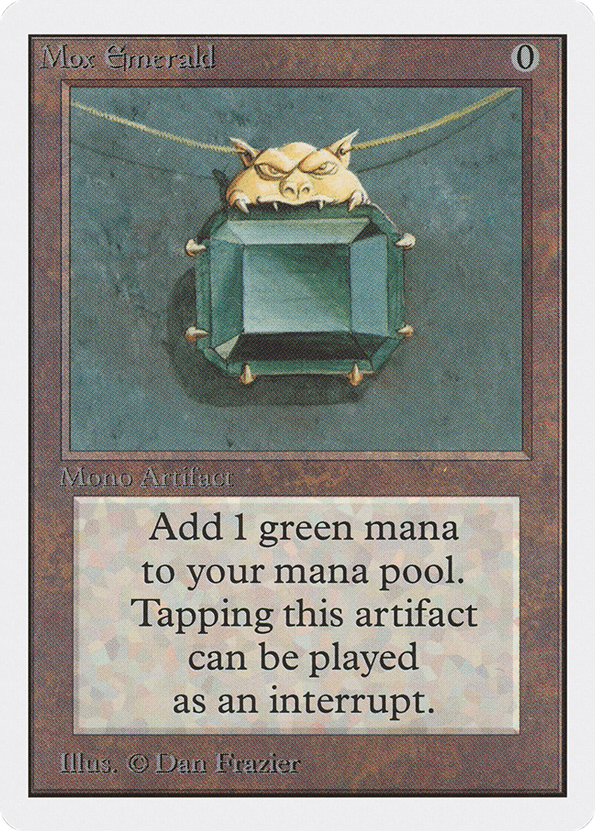 Mox Emerald — Unlimited Edition — Magic: The Gathering