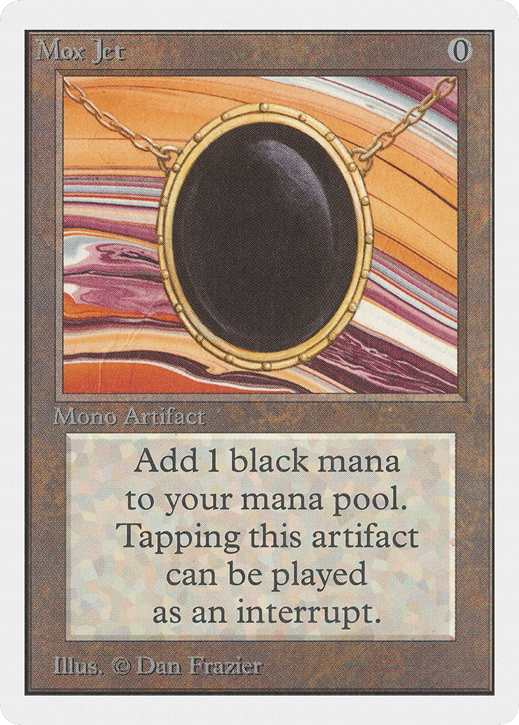 Mox Jet — Unlimited Edition — Magic: The Gathering