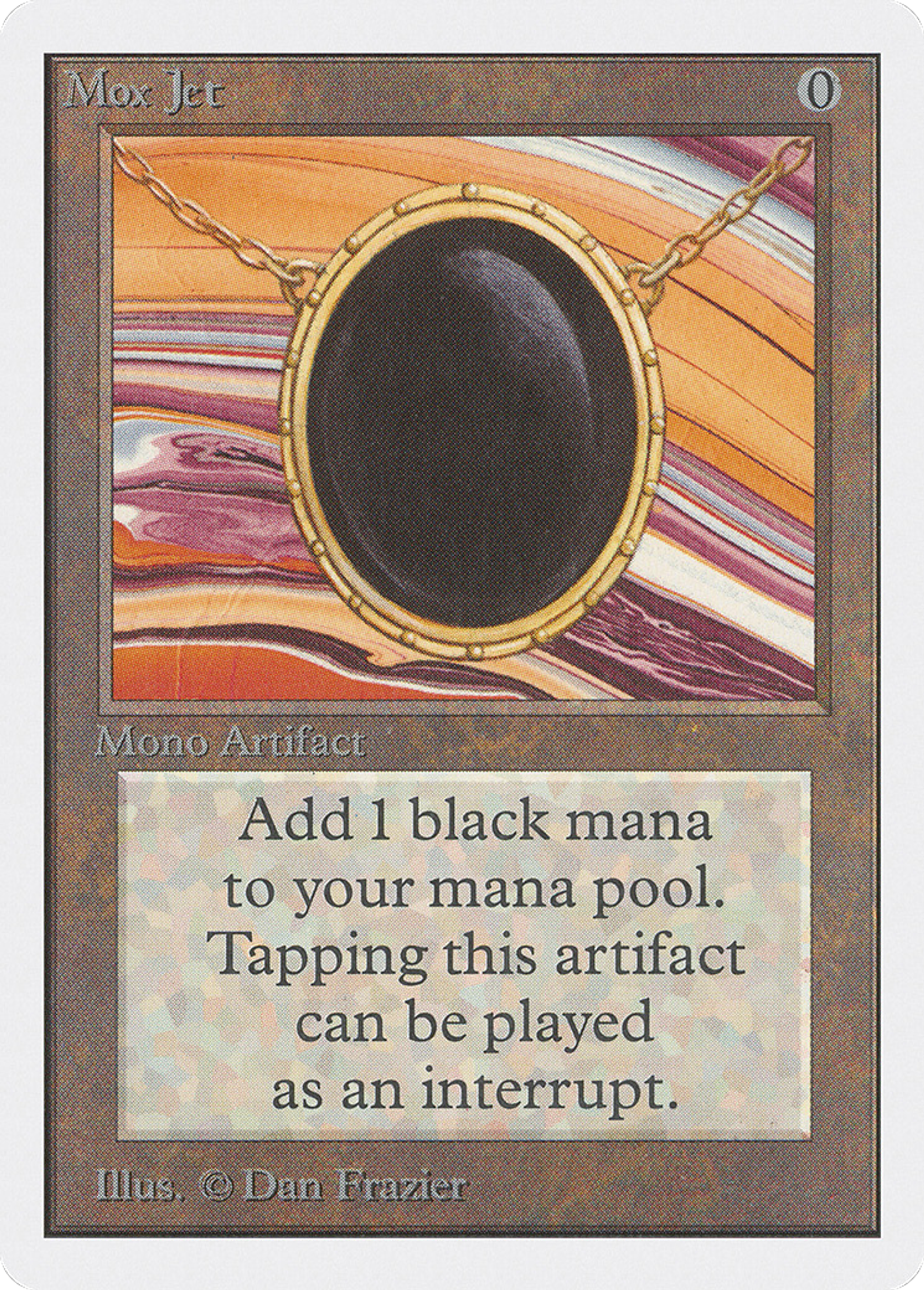 Mox Jet — Unlimited Edition — Magic: The Gathering