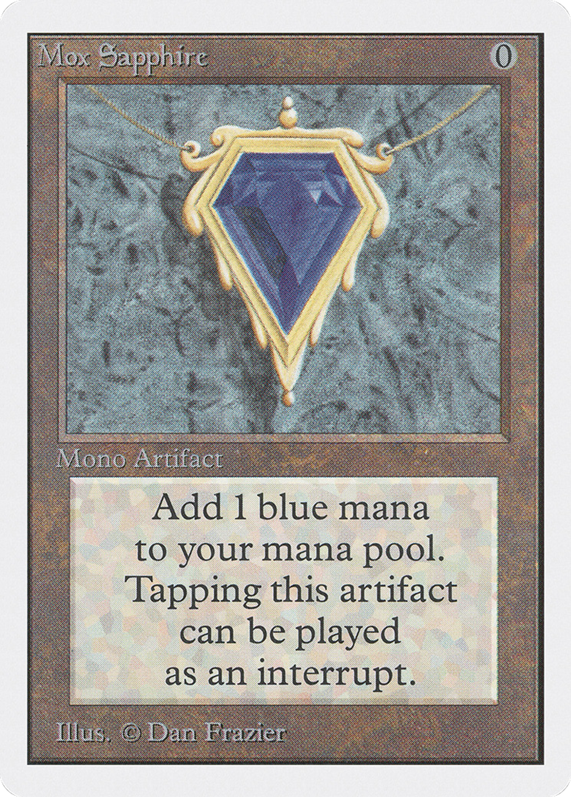 Mox Sapphire — Unlimited Edition — Magic: The Gathering