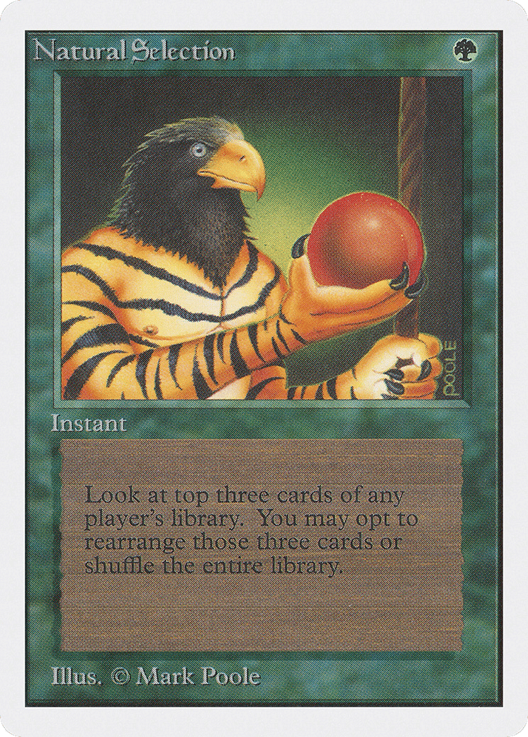 Natural Selection — Unlimited Edition — Magic: The Gathering