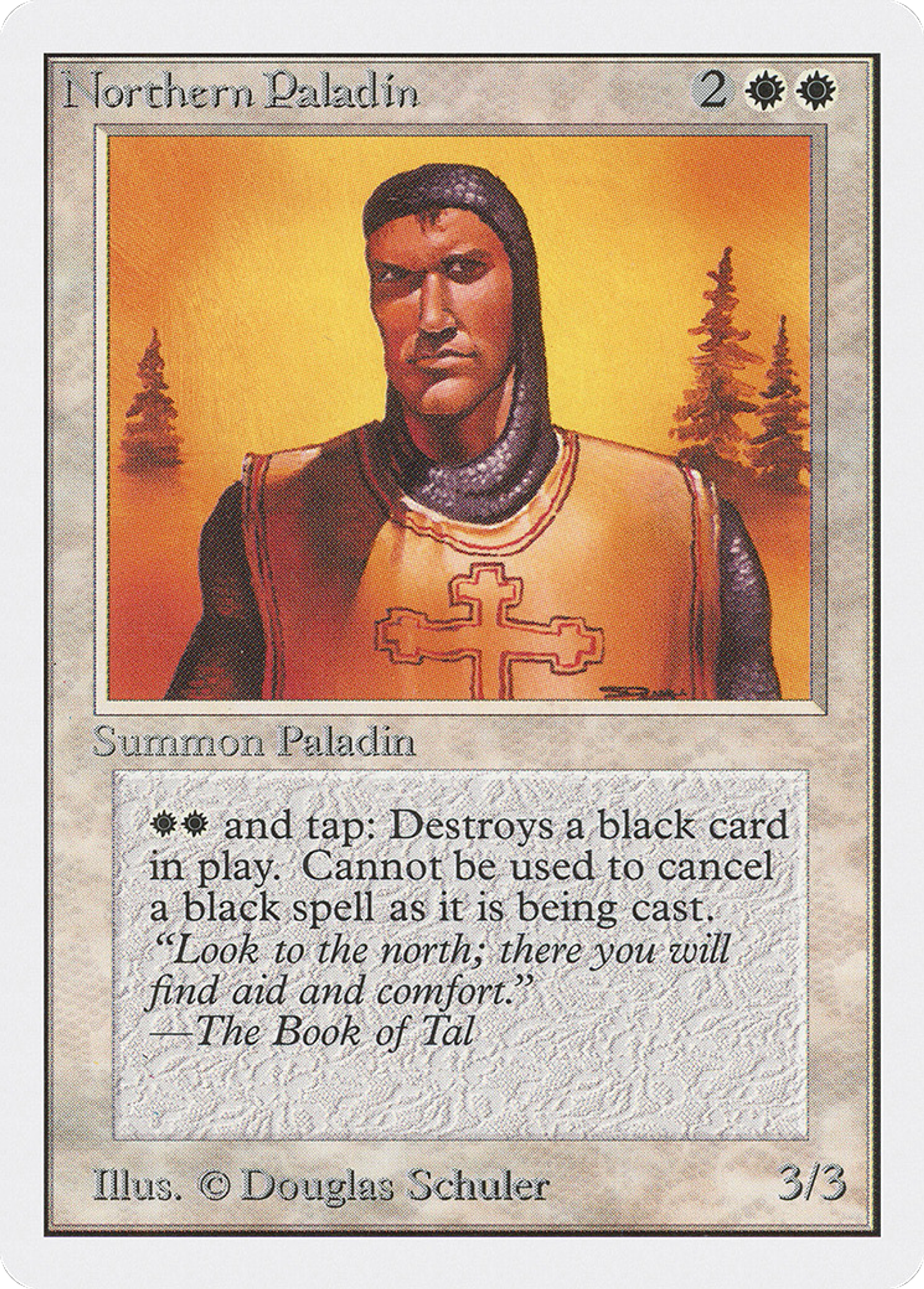 Northern Paladin — Unlimited Edition — Magic: The Gathering