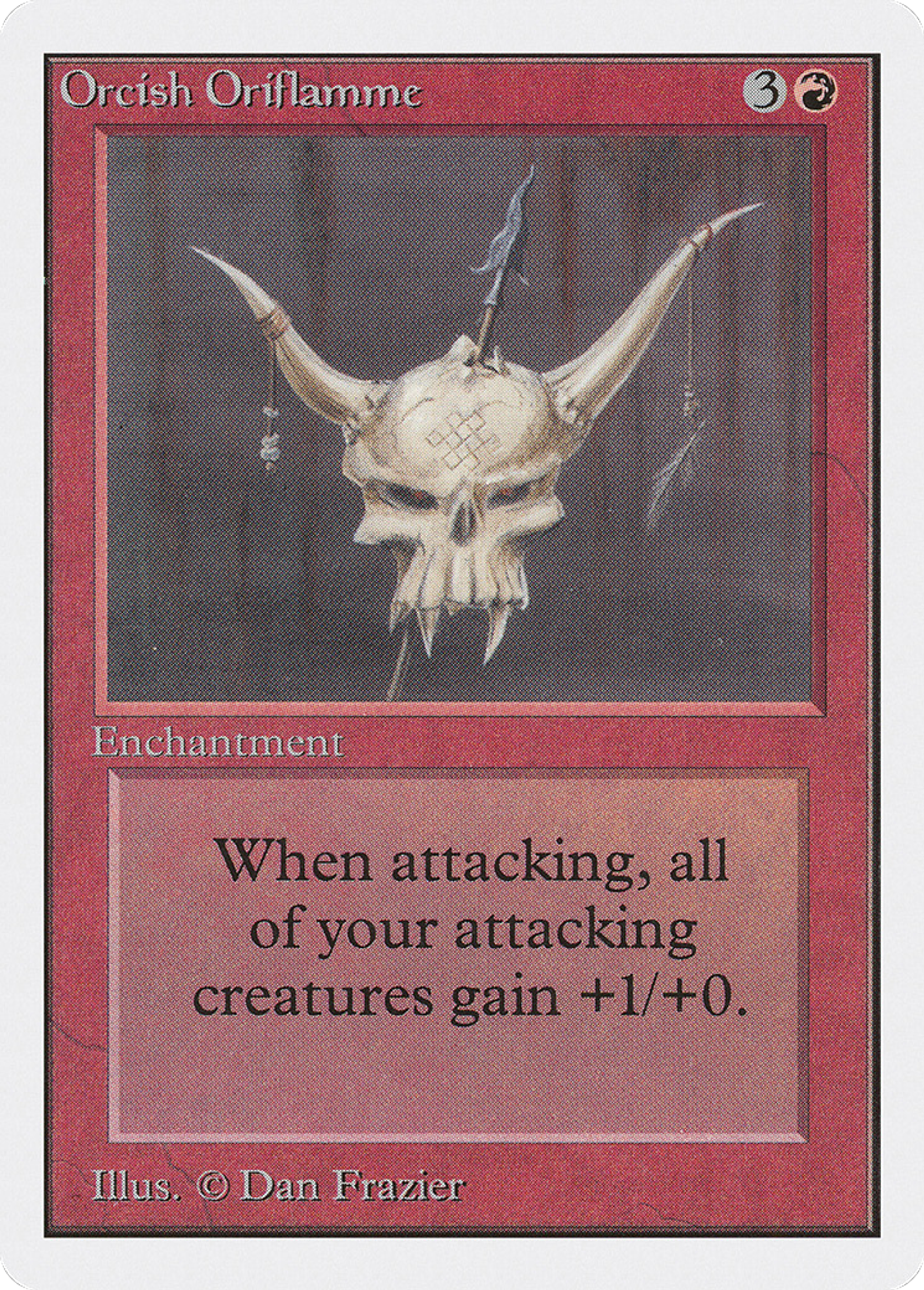 Orcish Oriflamme — Unlimited Edition — Magic: The Gathering