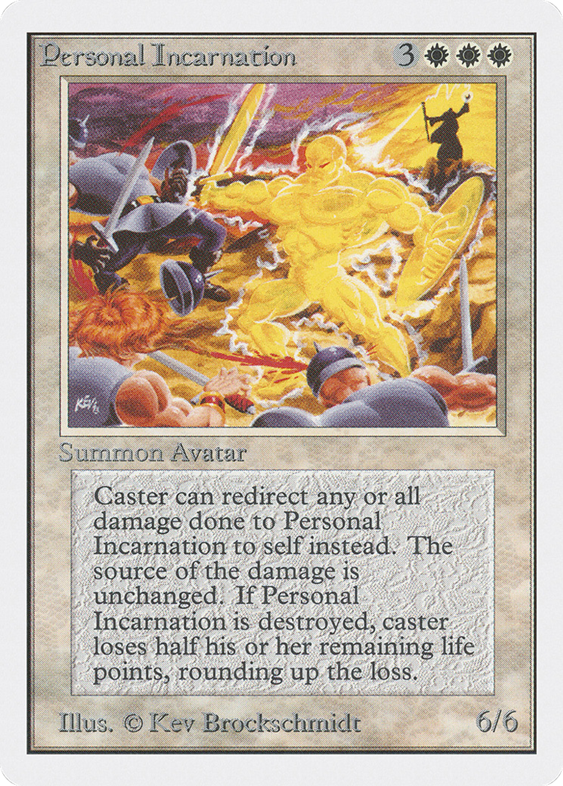 Personal Incarnation — Unlimited Edition — Magic: The Gathering