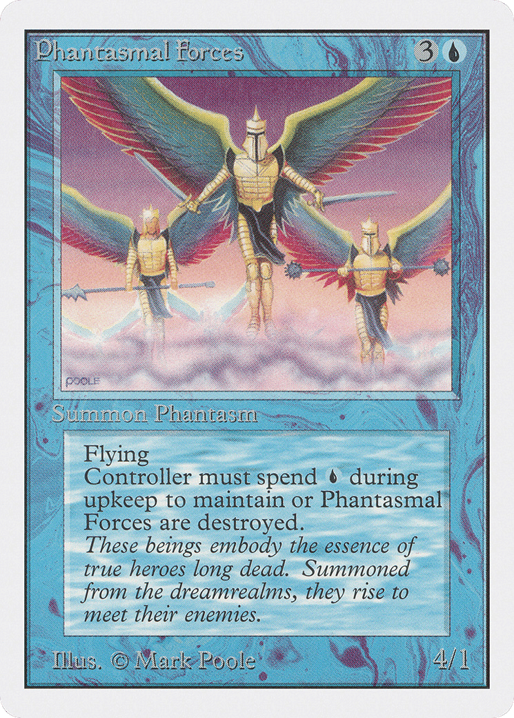 Phantasmal Forces — Unlimited Edition — Magic: The Gathering