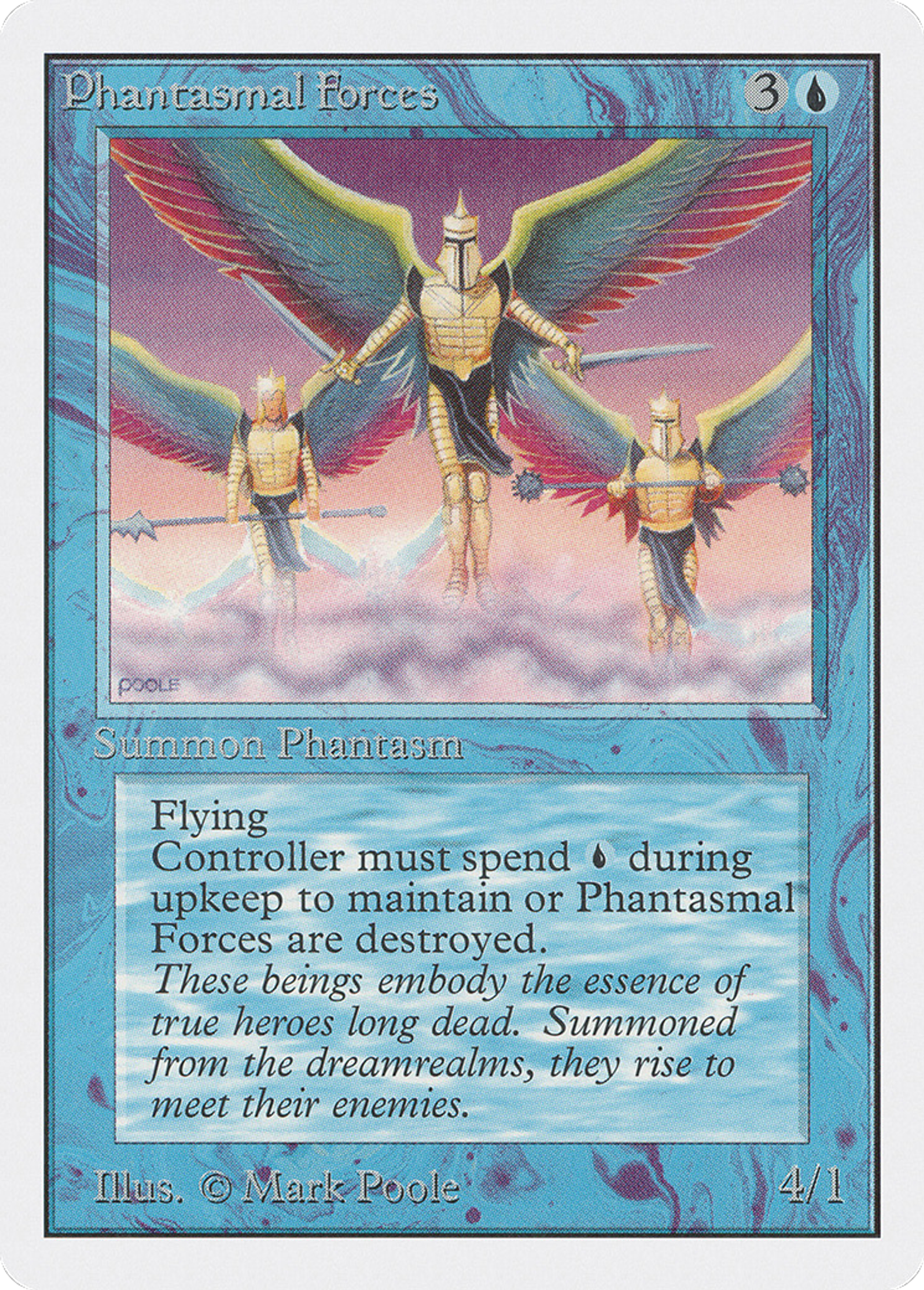 Phantasmal Forces — Unlimited Edition — Magic: The Gathering