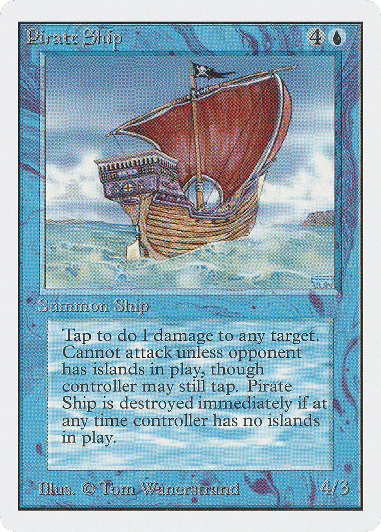 Navire pirate — Unlimited Edition — Magic: The Gathering