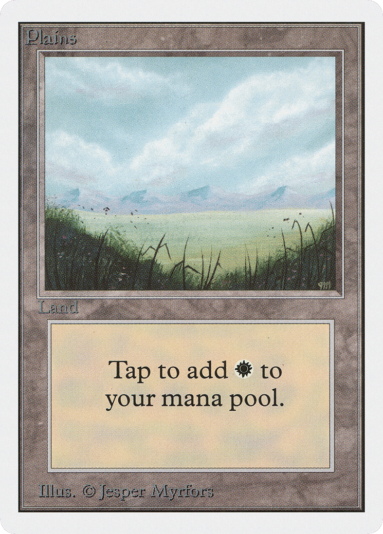 Plains — Unlimited Edition — Magic: The Gathering