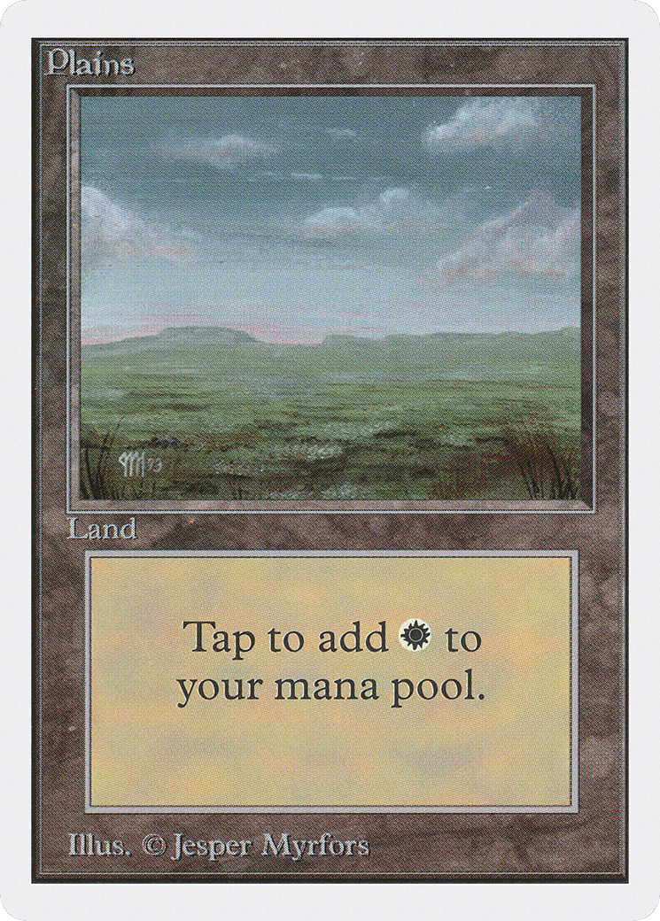 Plains — Unlimited Edition — Magic: The Gathering