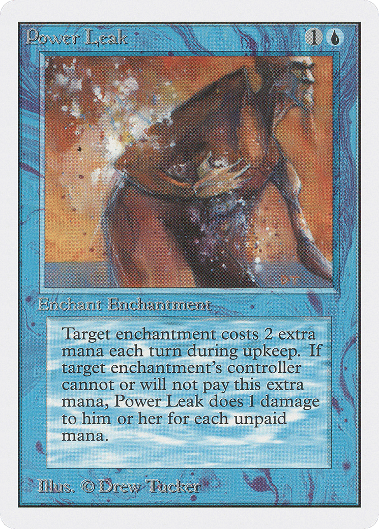 Power Leak — Unlimited Edition — Magic: The Gathering