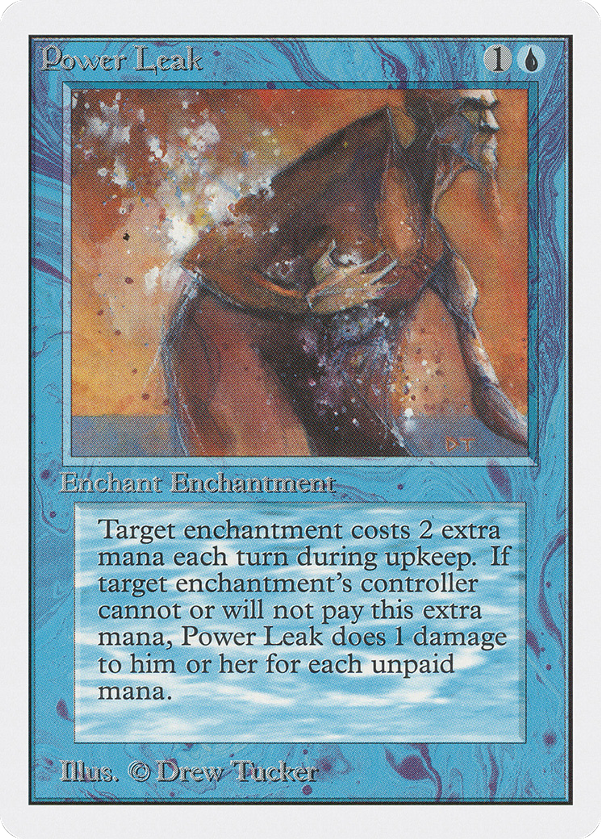 Power Leak — Unlimited Edition — Magic: The Gathering