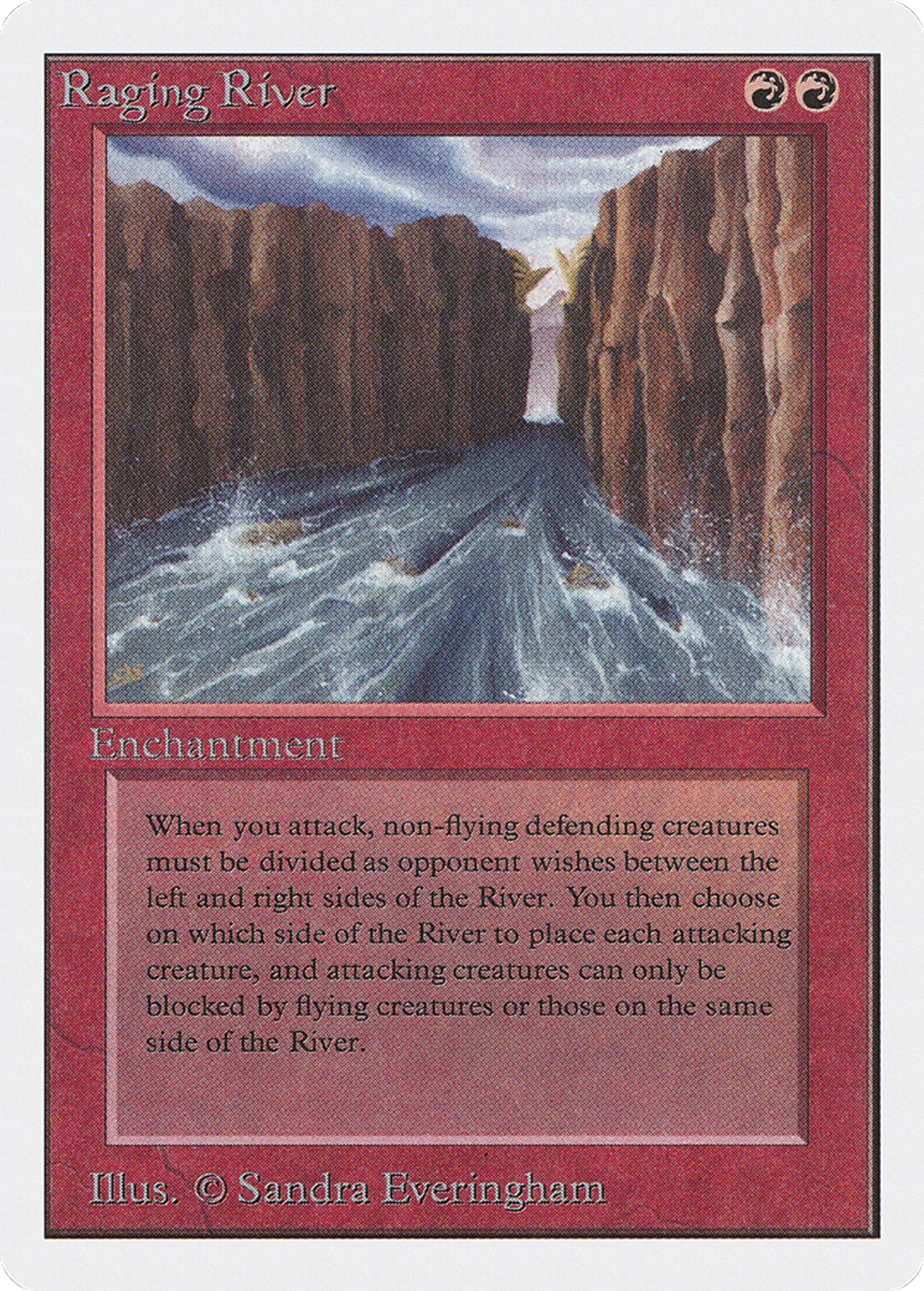 Raging River — Unlimited Edition — Magic: The Gathering