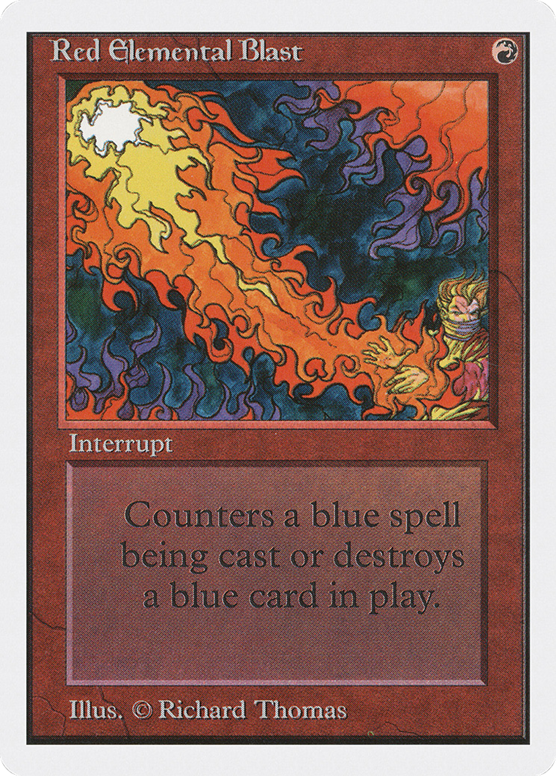 Red Elemental Blast — Unlimited Edition — Magic: The Gathering