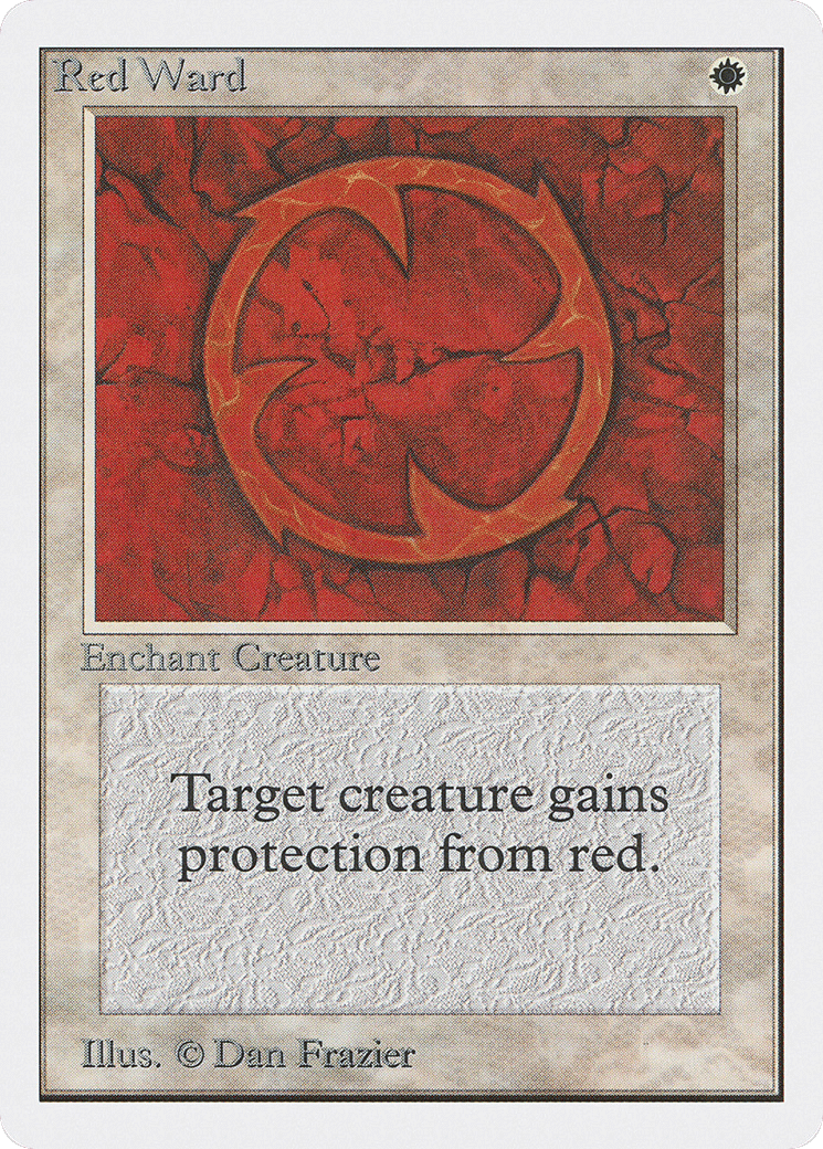 Red Ward — Unlimited Edition — Magic: The Gathering