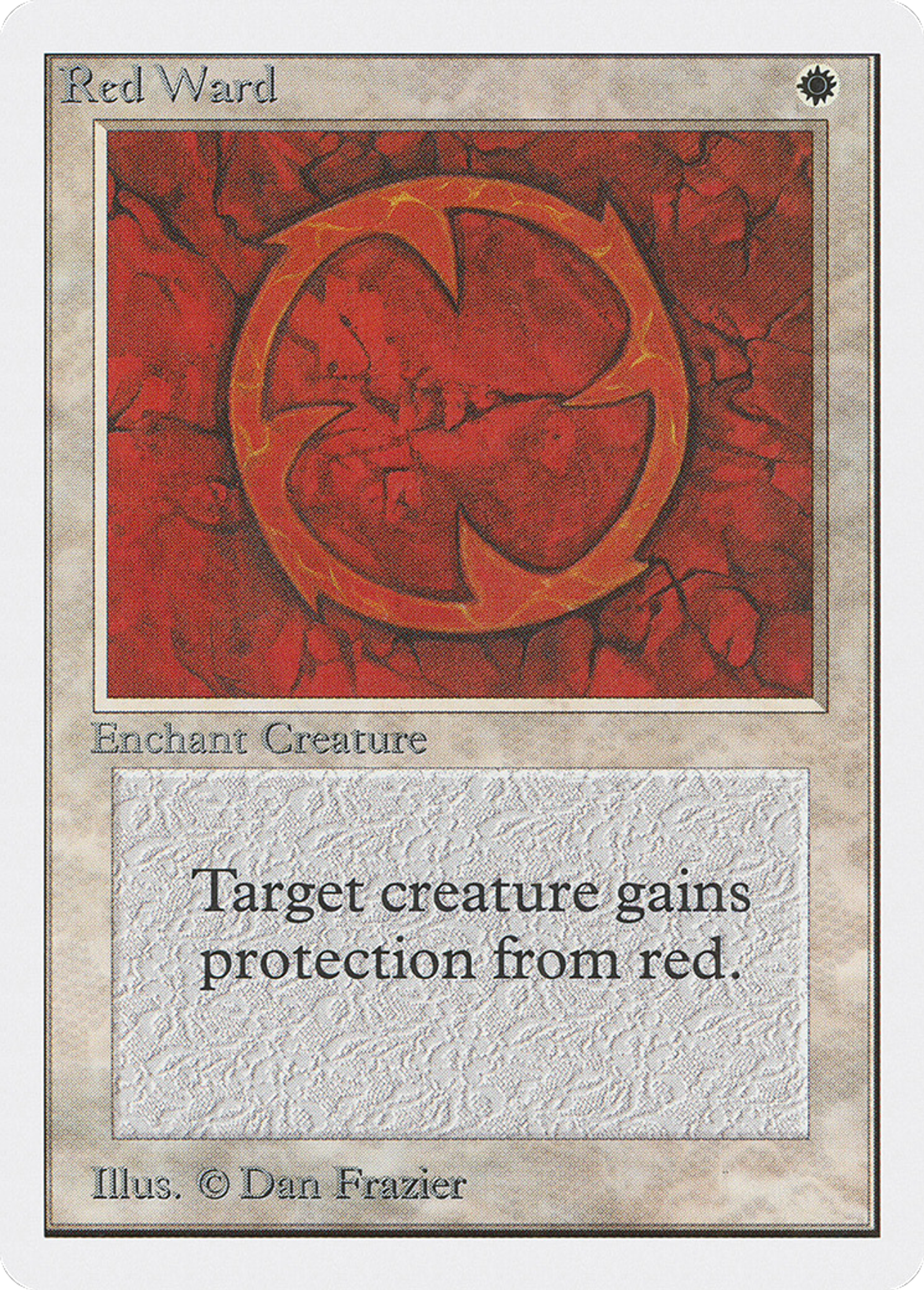 Red Ward — Unlimited Edition — Magic: The Gathering