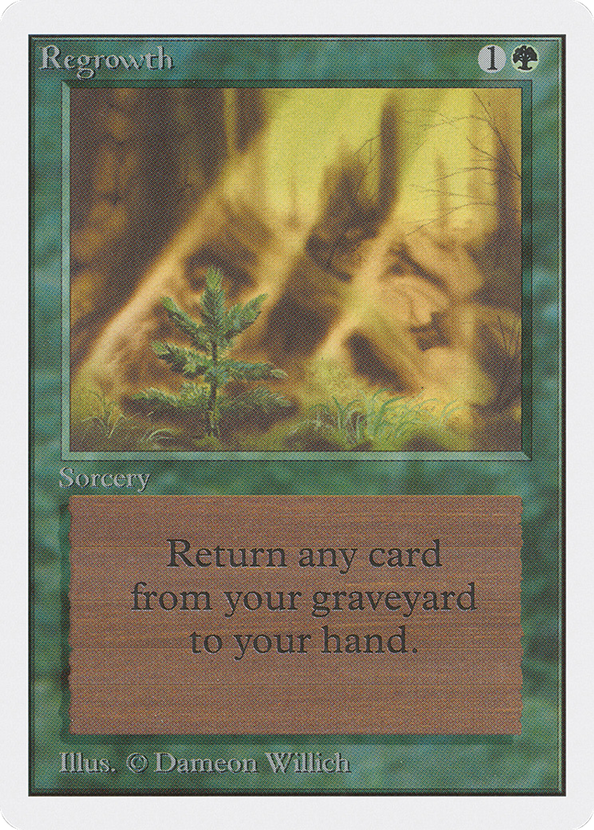 Regrowth — Unlimited Edition — Magic: The Gathering