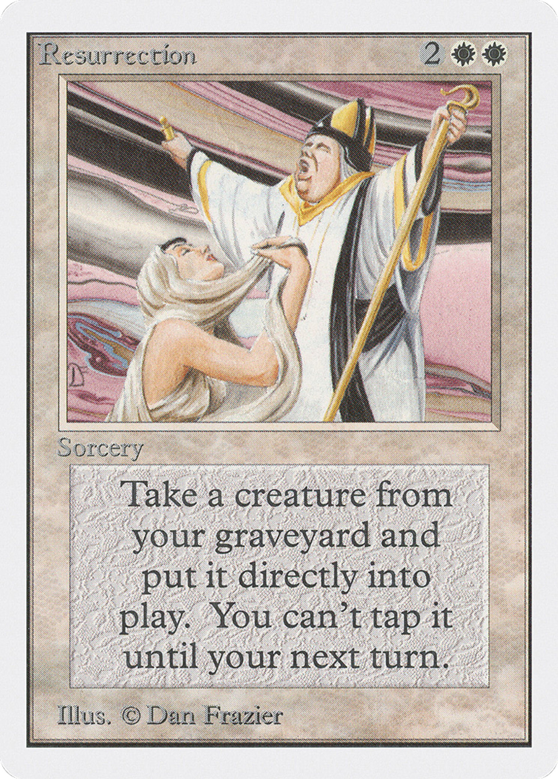 Resurrection — Unlimited Edition — Magic: The Gathering