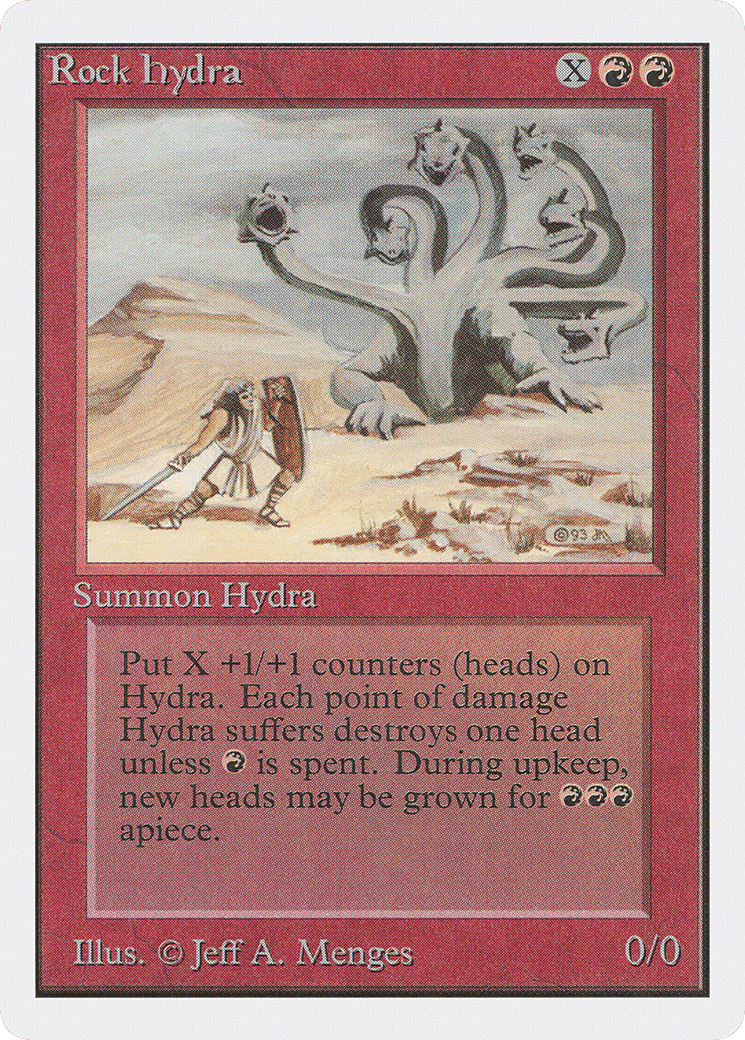 Rock Hydra — Unlimited Edition — Magic: The Gathering