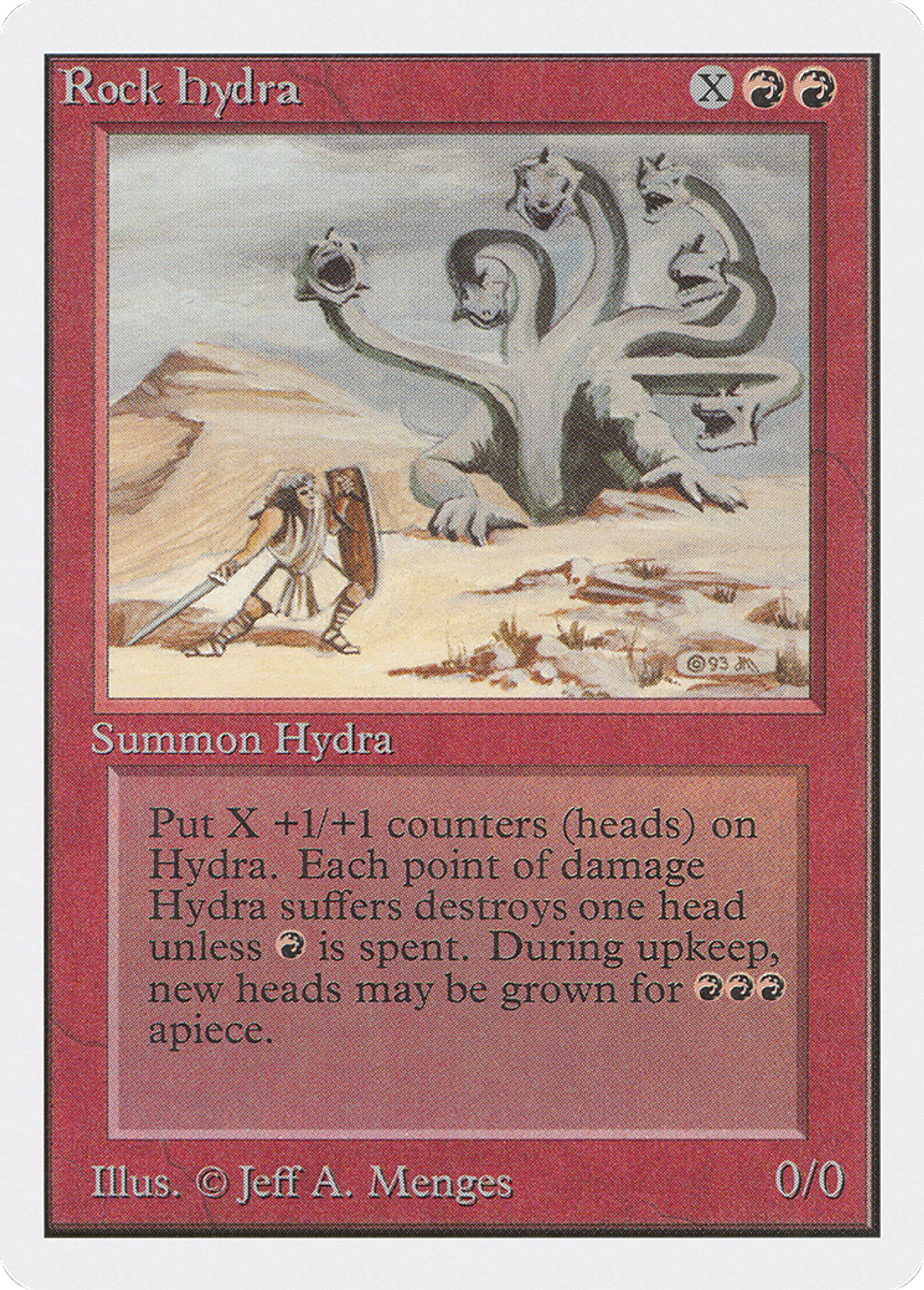 Rock Hydra — Unlimited Edition — Magic: The Gathering