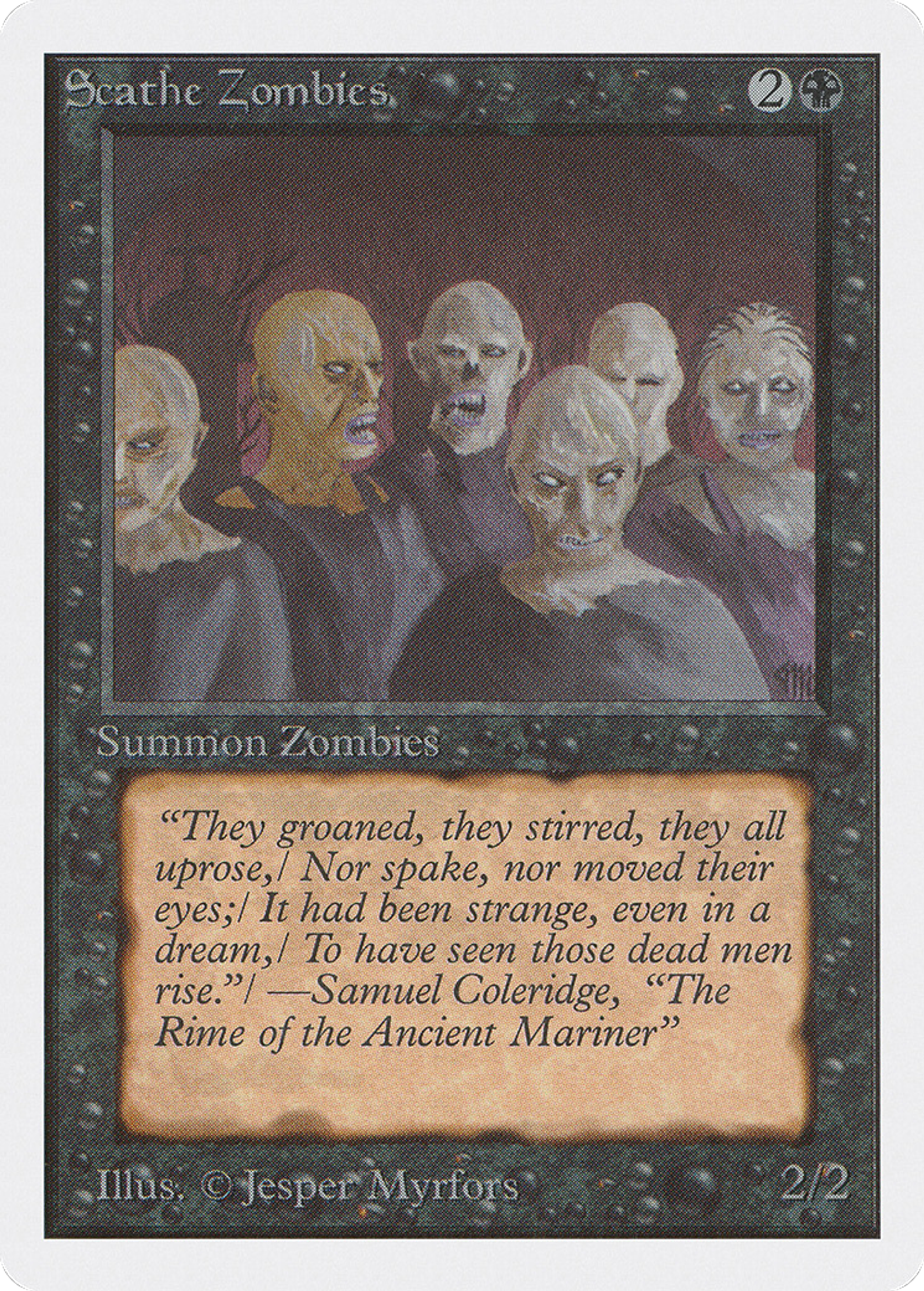 Scathe Zombies — Unlimited Edition — Magic: The Gathering
