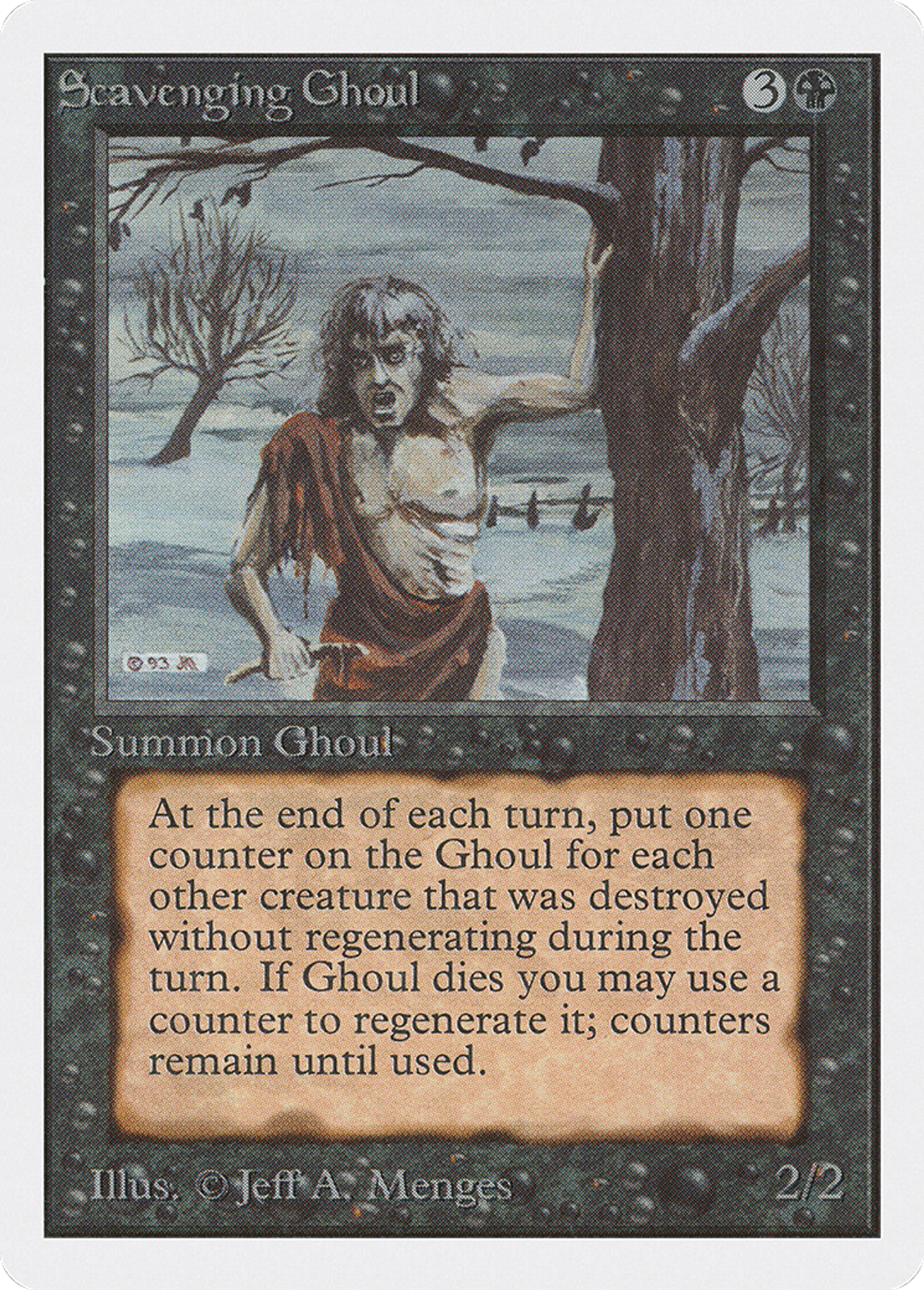Scavenging Ghoul — Unlimited Edition — Magic: The Gathering