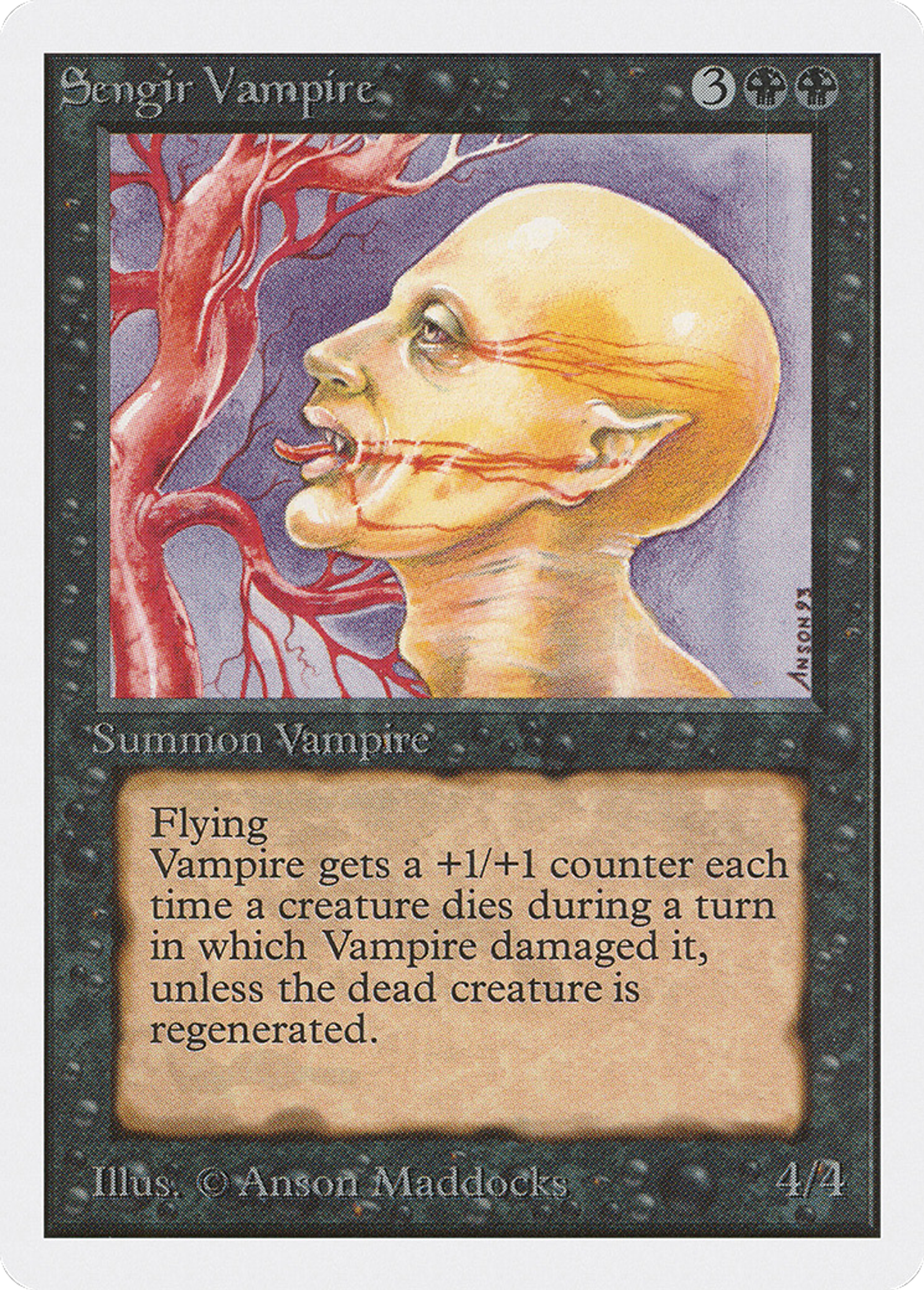 Sengir Vampire — Unlimited Edition — Magic: The Gathering