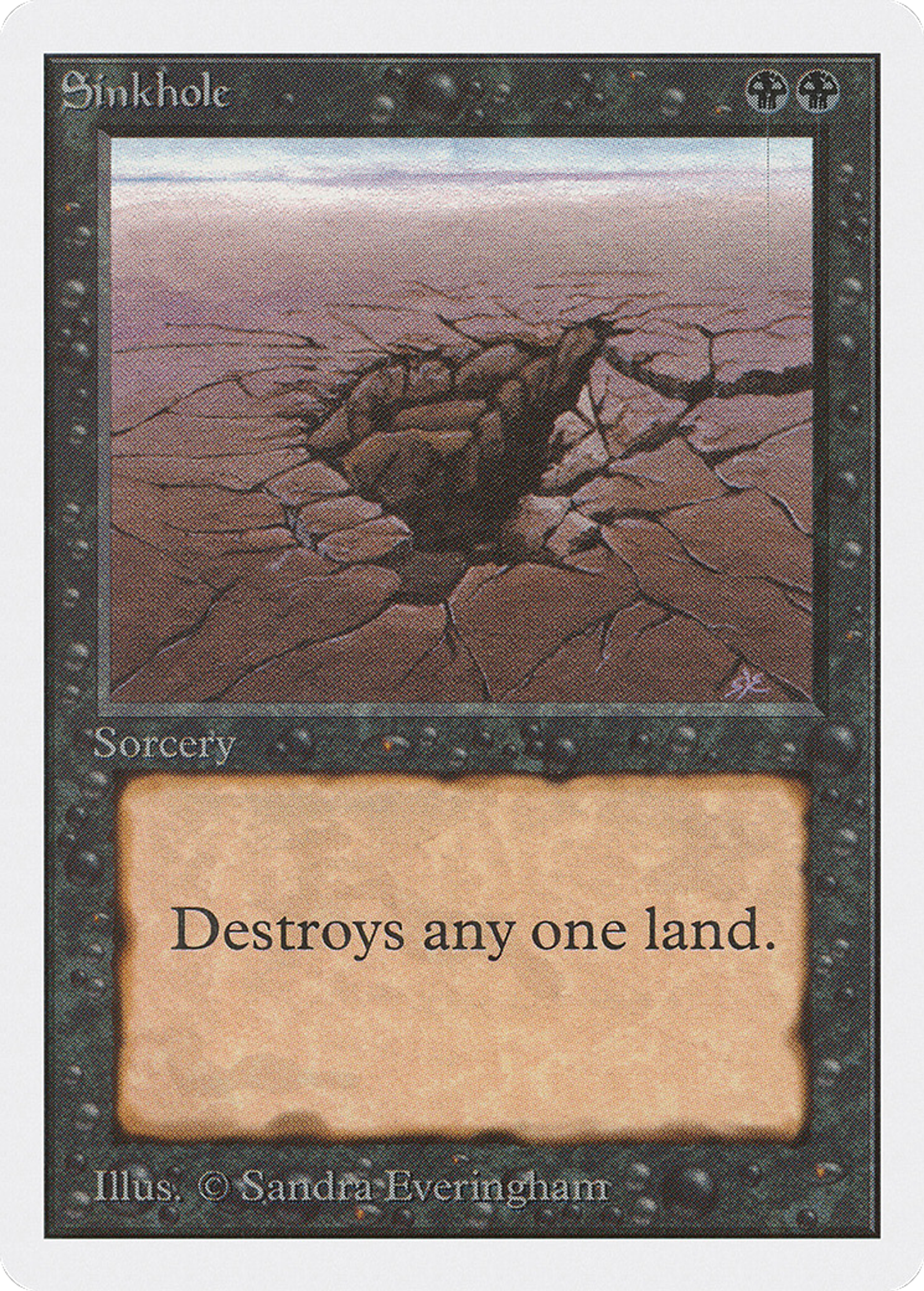 Sinkhole — Unlimited Edition — Magic: The Gathering