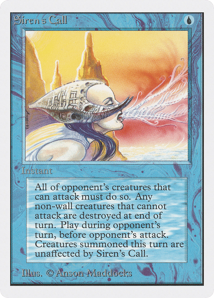 Siren's Call — Unlimited Edition — Magic: The Gathering