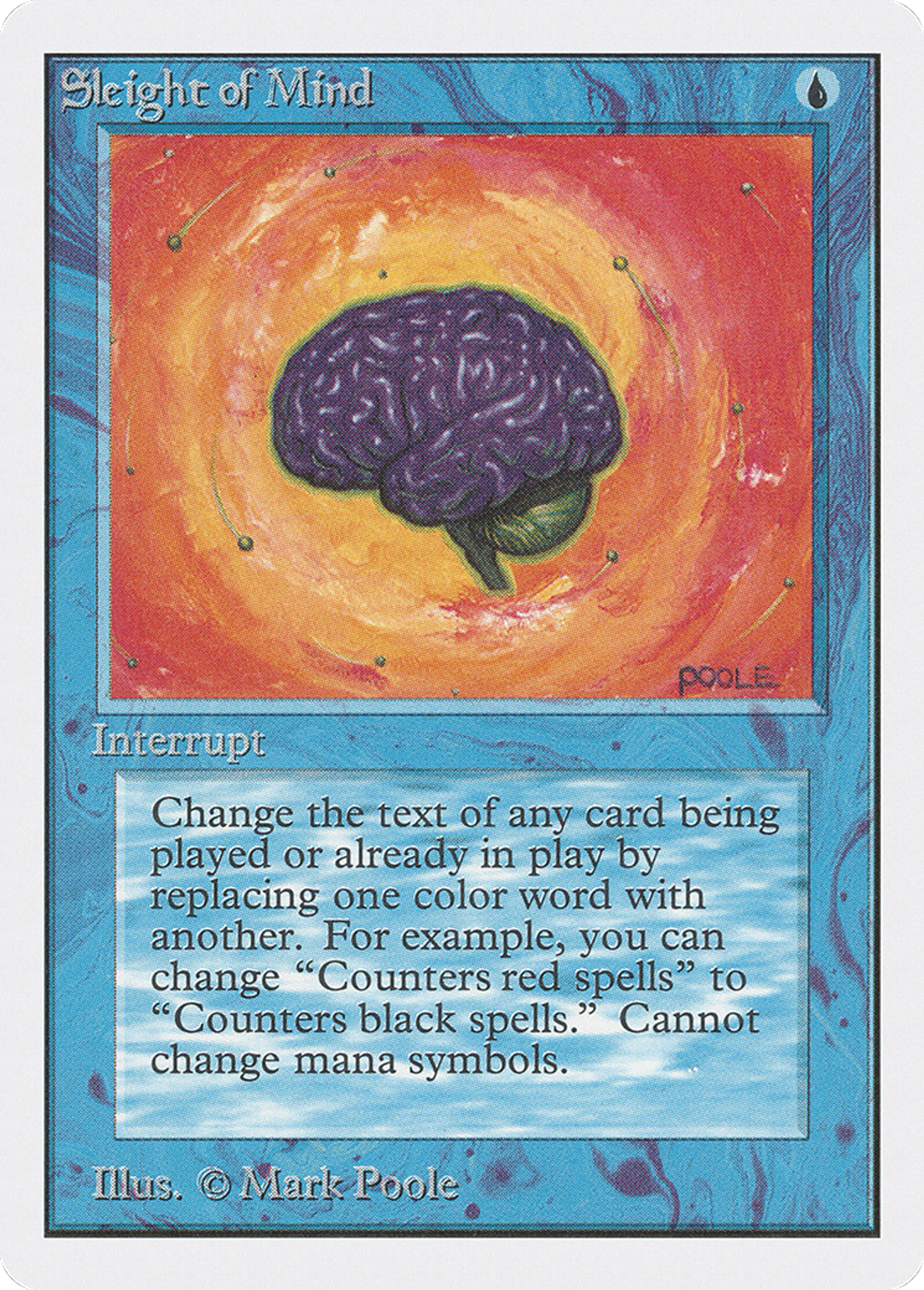 Sleight of Mind — Unlimited Edition — Magic: The Gathering