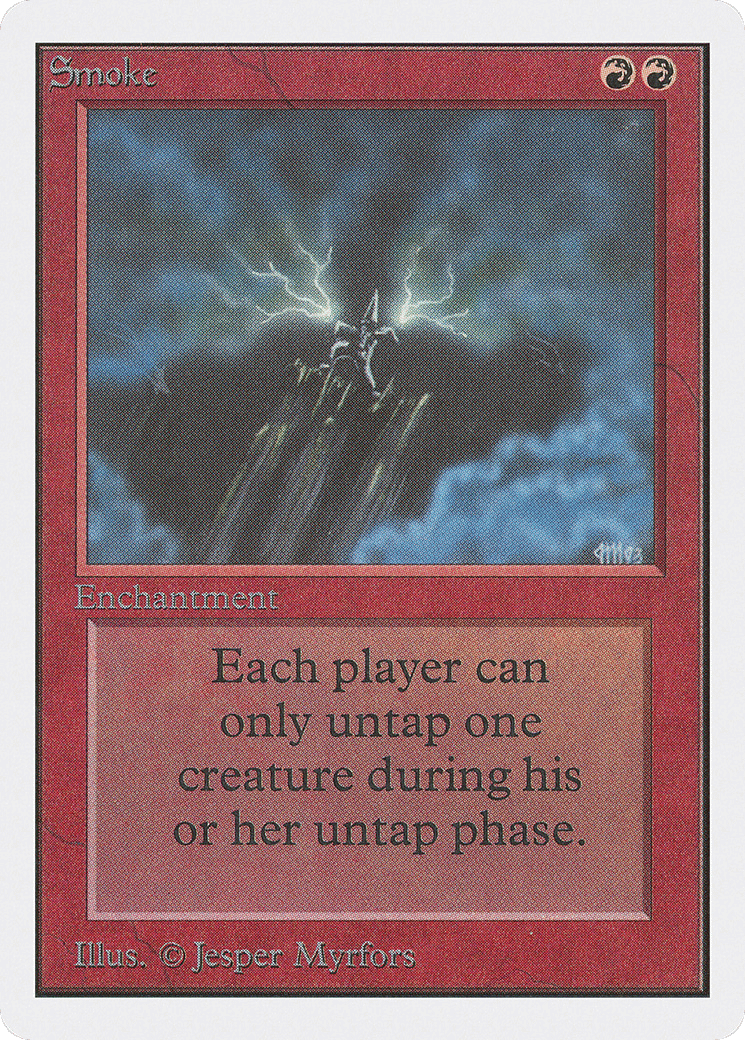 Smoke — Unlimited Edition — Magic: The Gathering