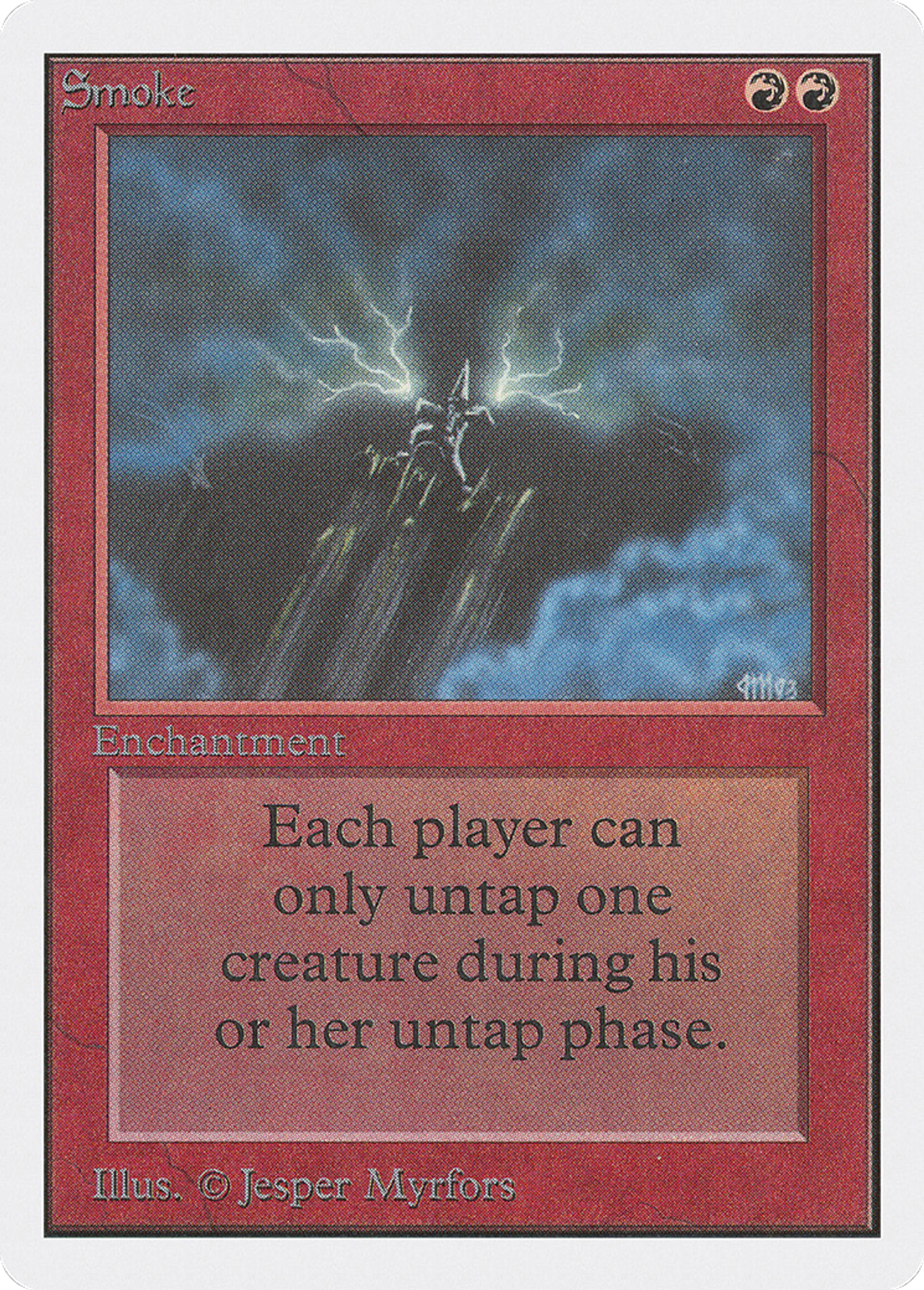 Smoke — Unlimited Edition — Magic: The Gathering