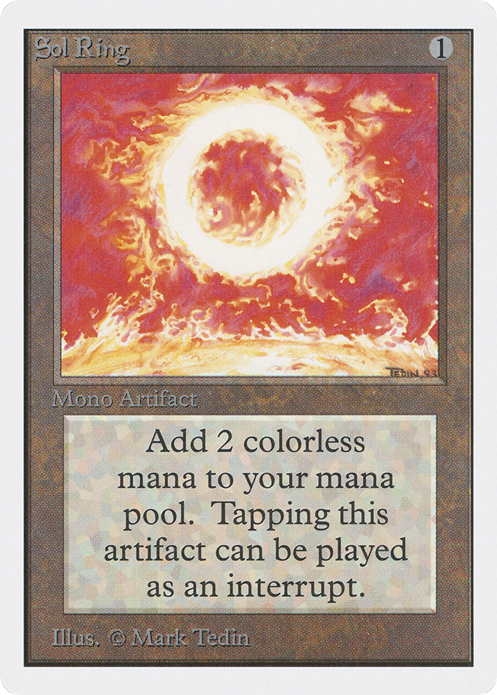 Sol Ring — Unlimited Edition — Magic: The Gathering