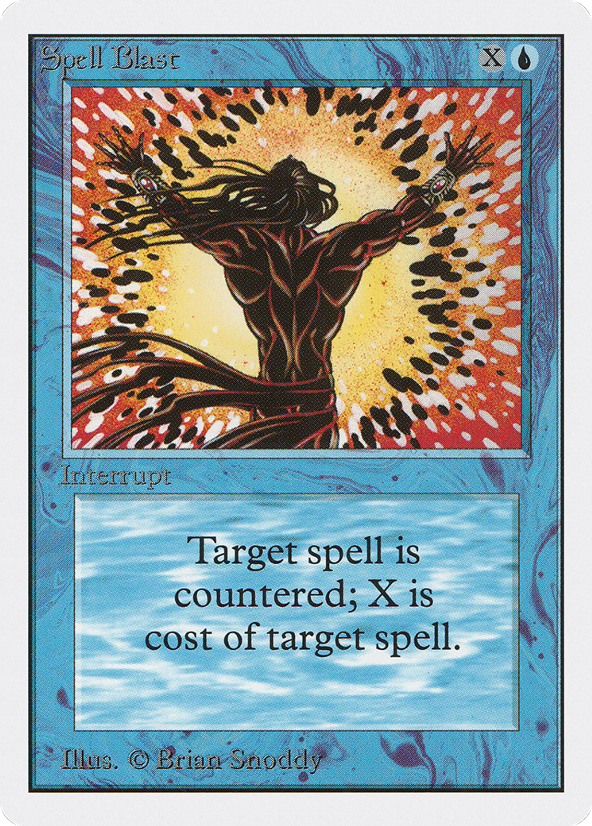 Spell Blast — Unlimited Edition — Magic: The Gathering