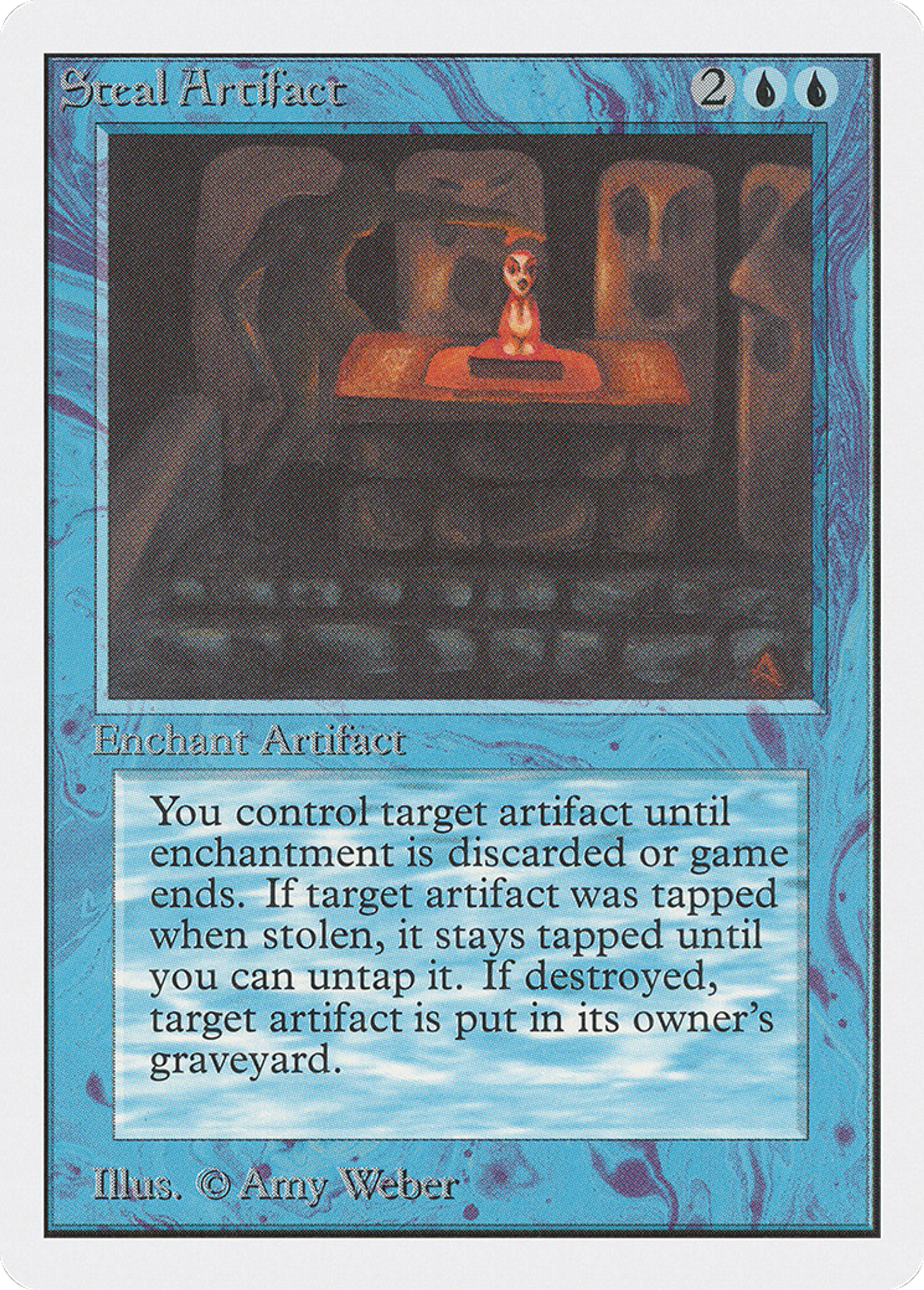 Steal Artifact — Unlimited Edition — Magic: The Gathering