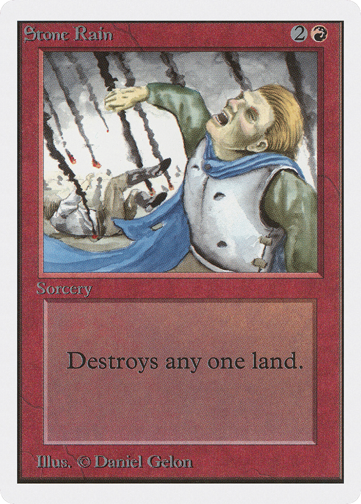 Stone Rain — Unlimited Edition — Magic: The Gathering
