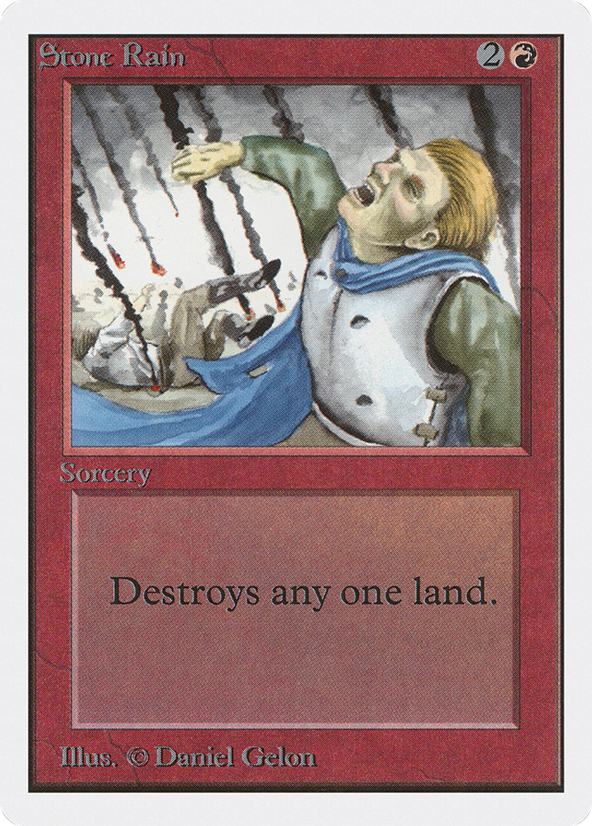 Stone Rain — Unlimited Edition — Magic: The Gathering