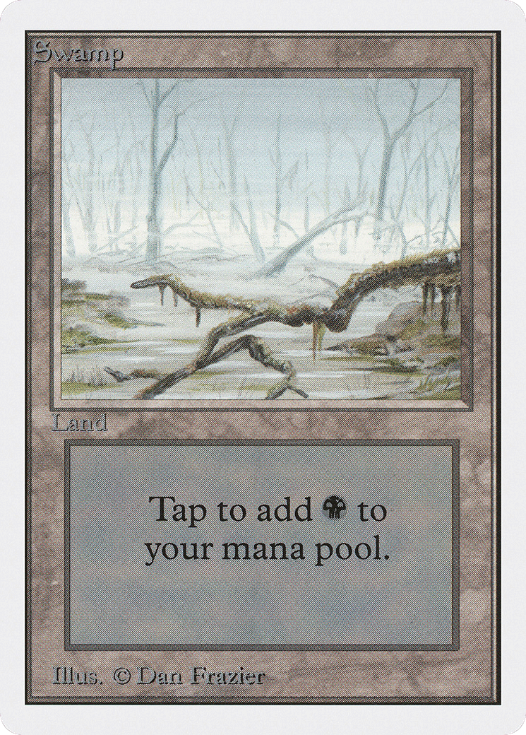Swamp — Unlimited Edition — Magic: The Gathering