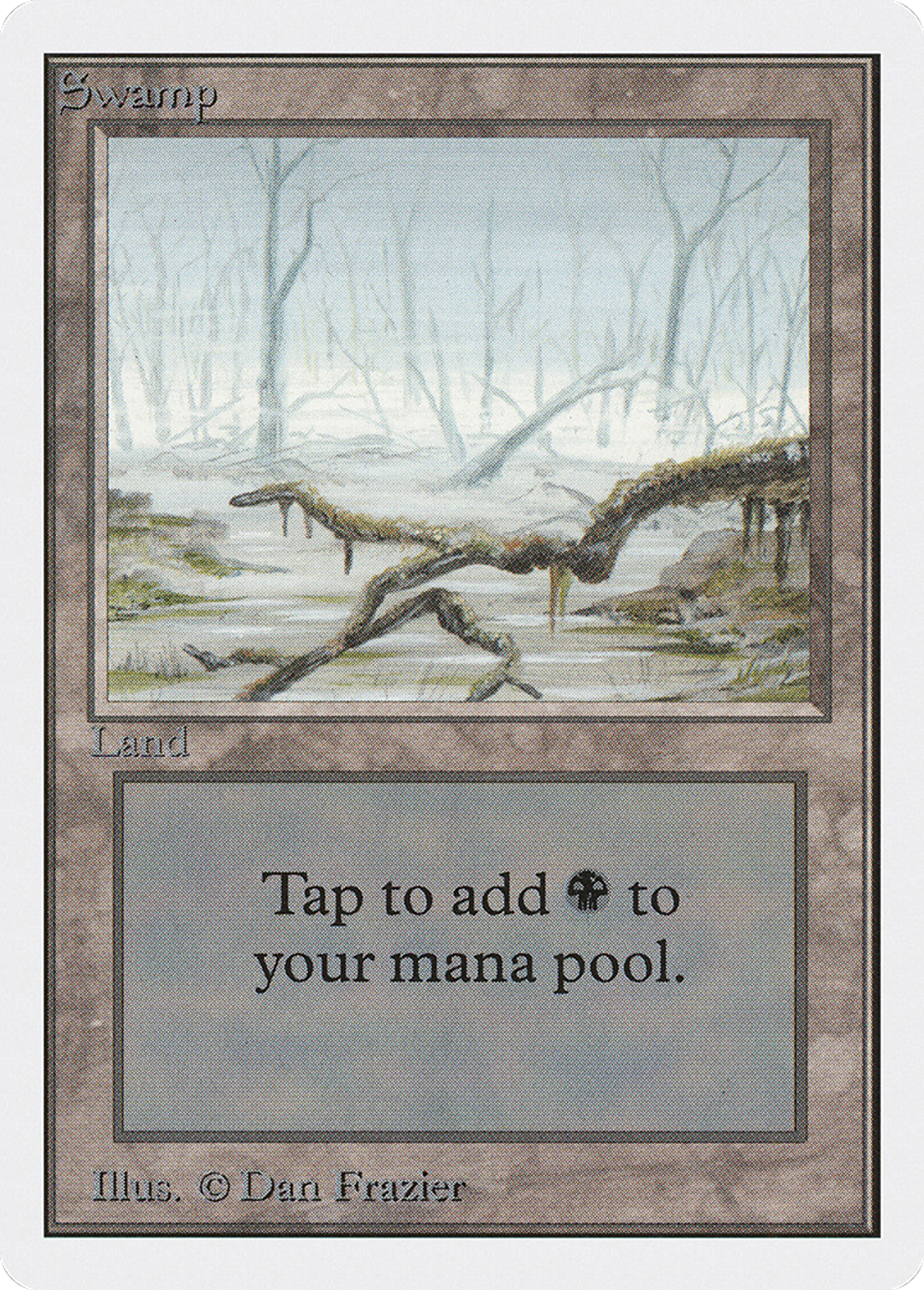 Swamp — Unlimited Edition — Magic: The Gathering