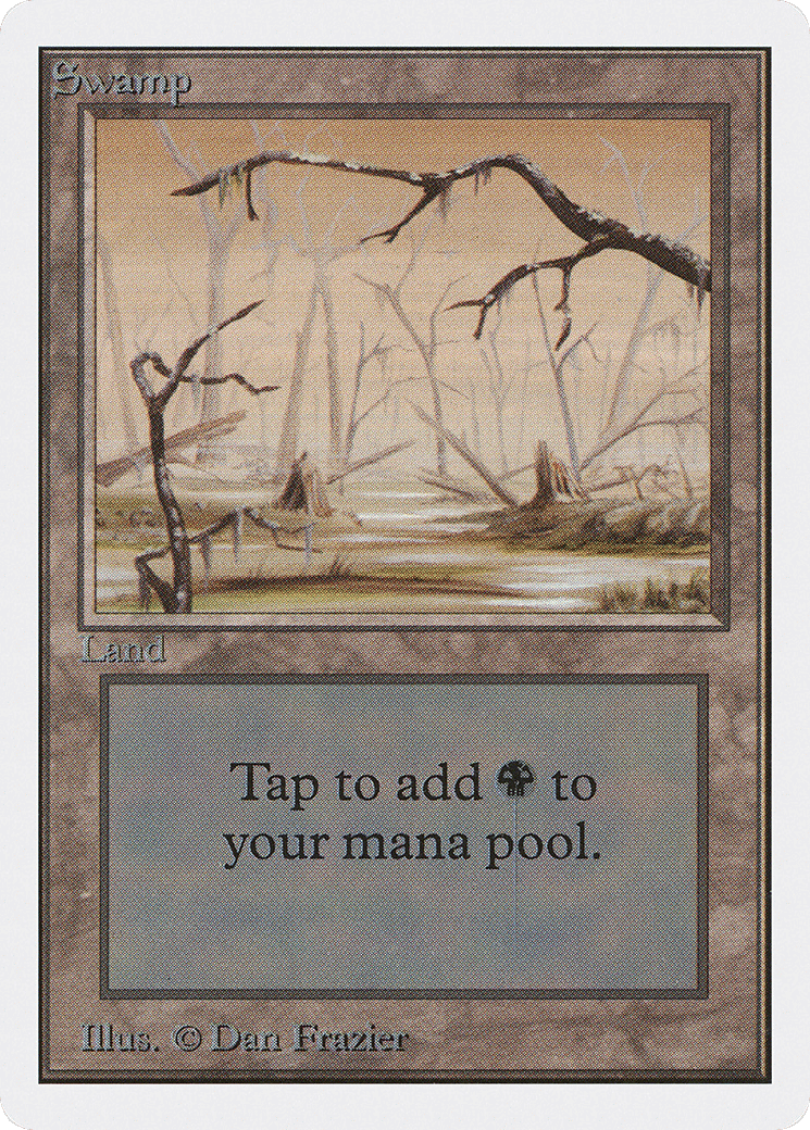 Swamp — Unlimited Edition — Magic: The Gathering