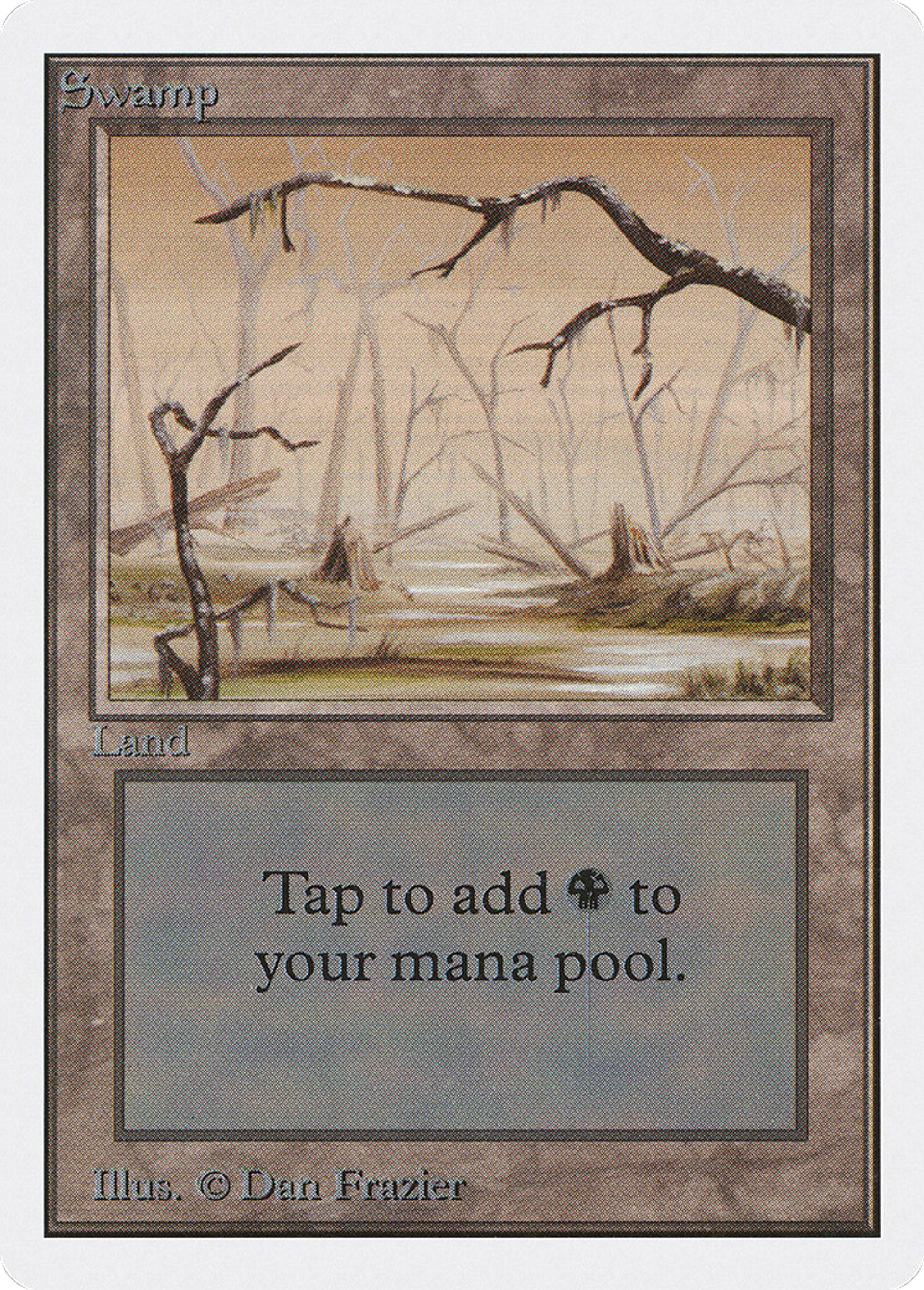 Swamp — Unlimited Edition — Magic: The Gathering