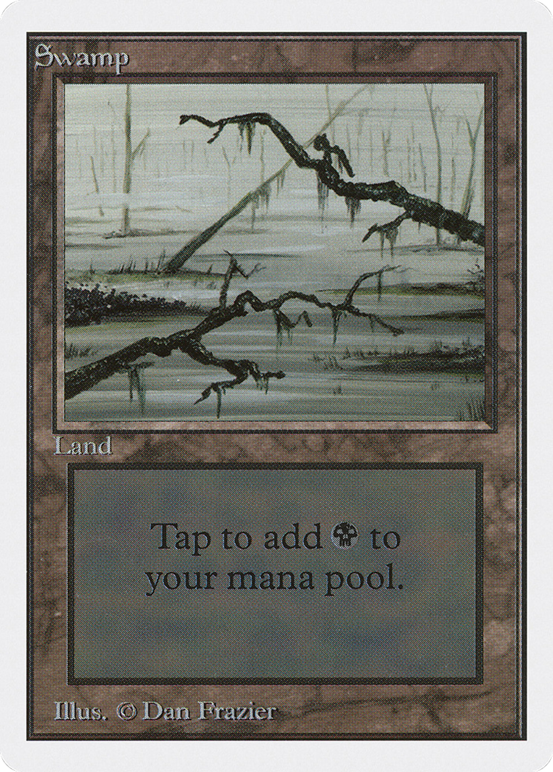 Swamp — Unlimited Edition — Magic: The Gathering